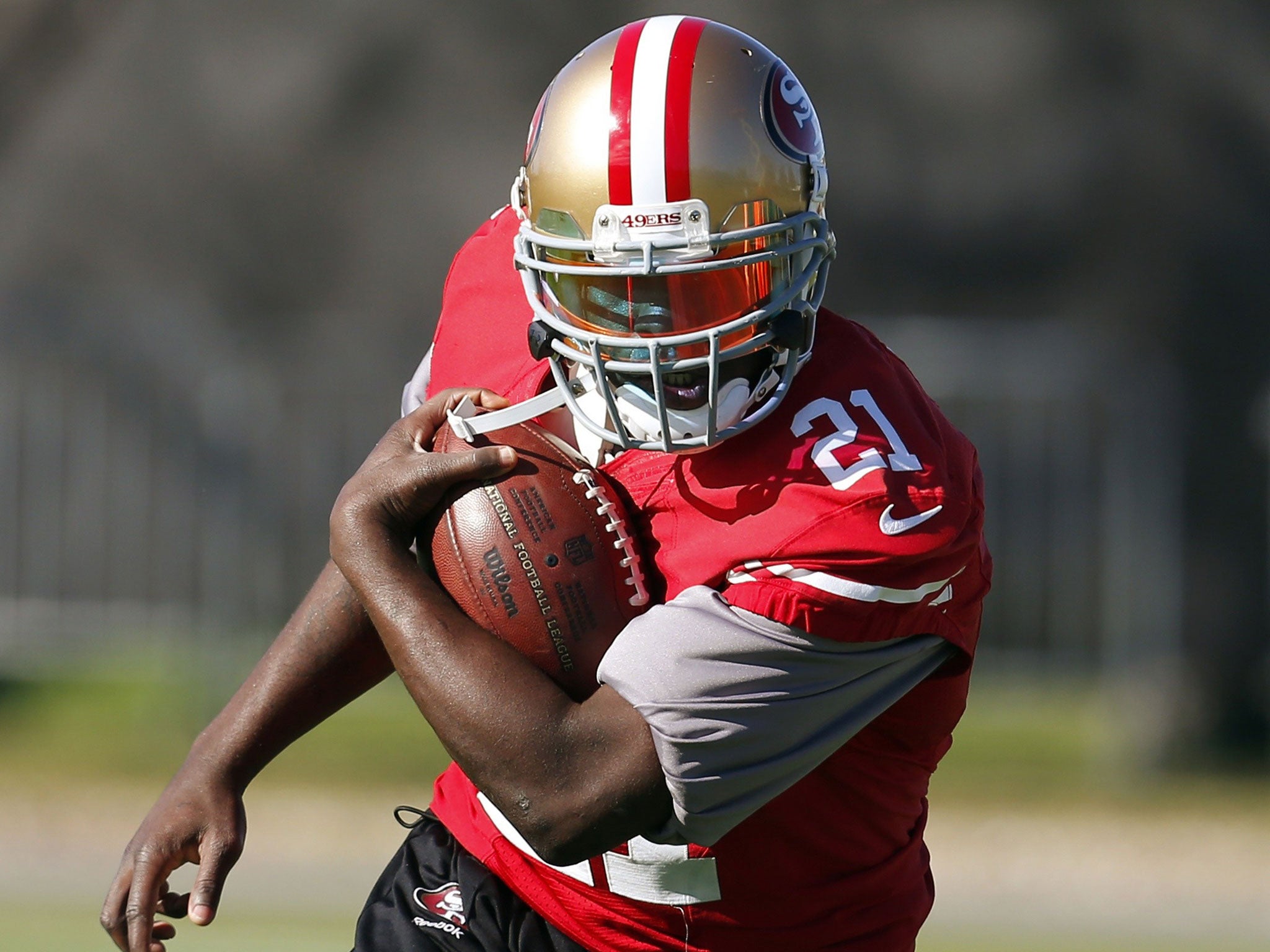Veteran 49ers running back Frank Gore