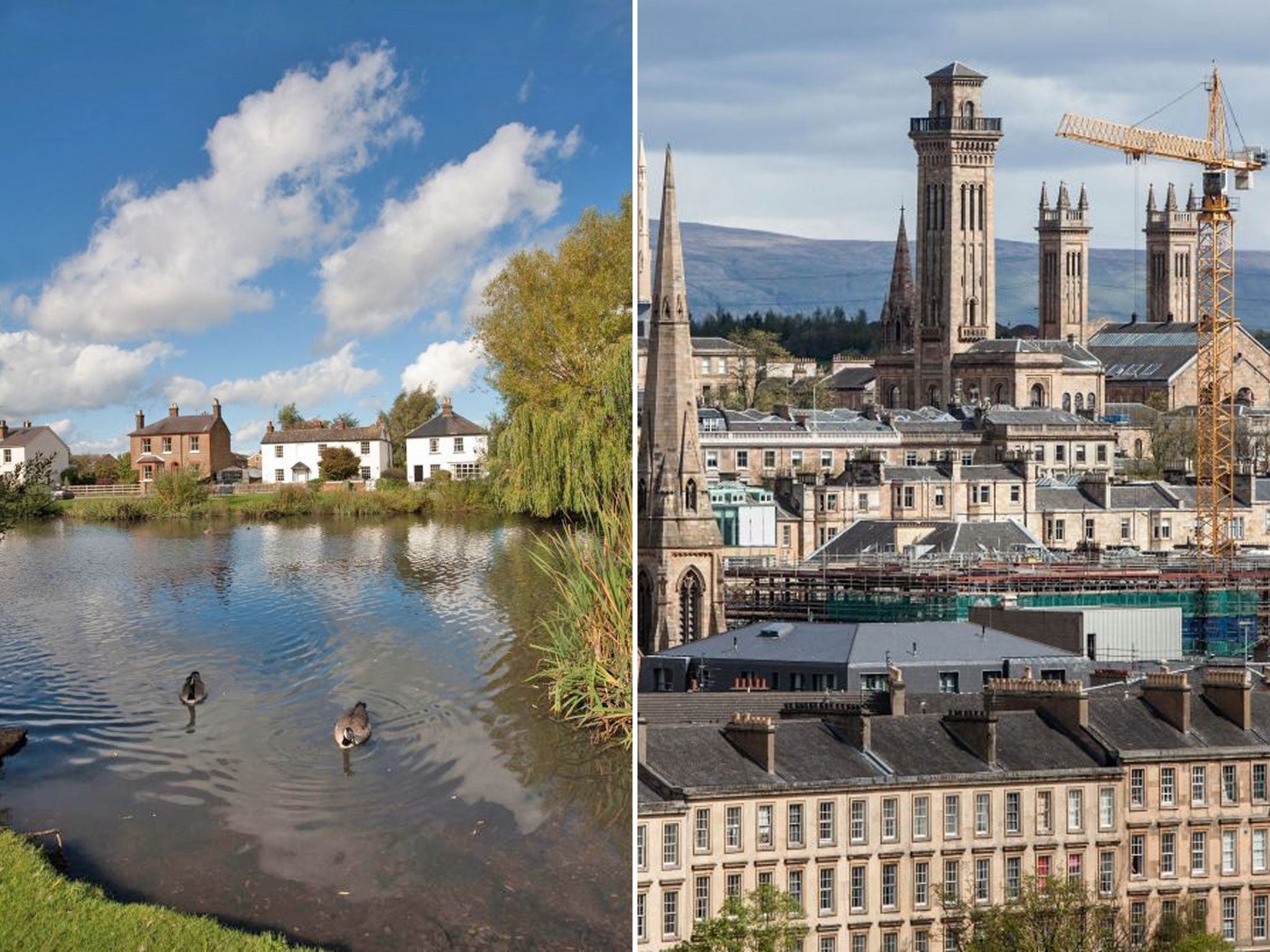 Leafy Elmbridge in Surrey has been valued at £31bn, which is more than the homes of 1.75 million people in Glasgow