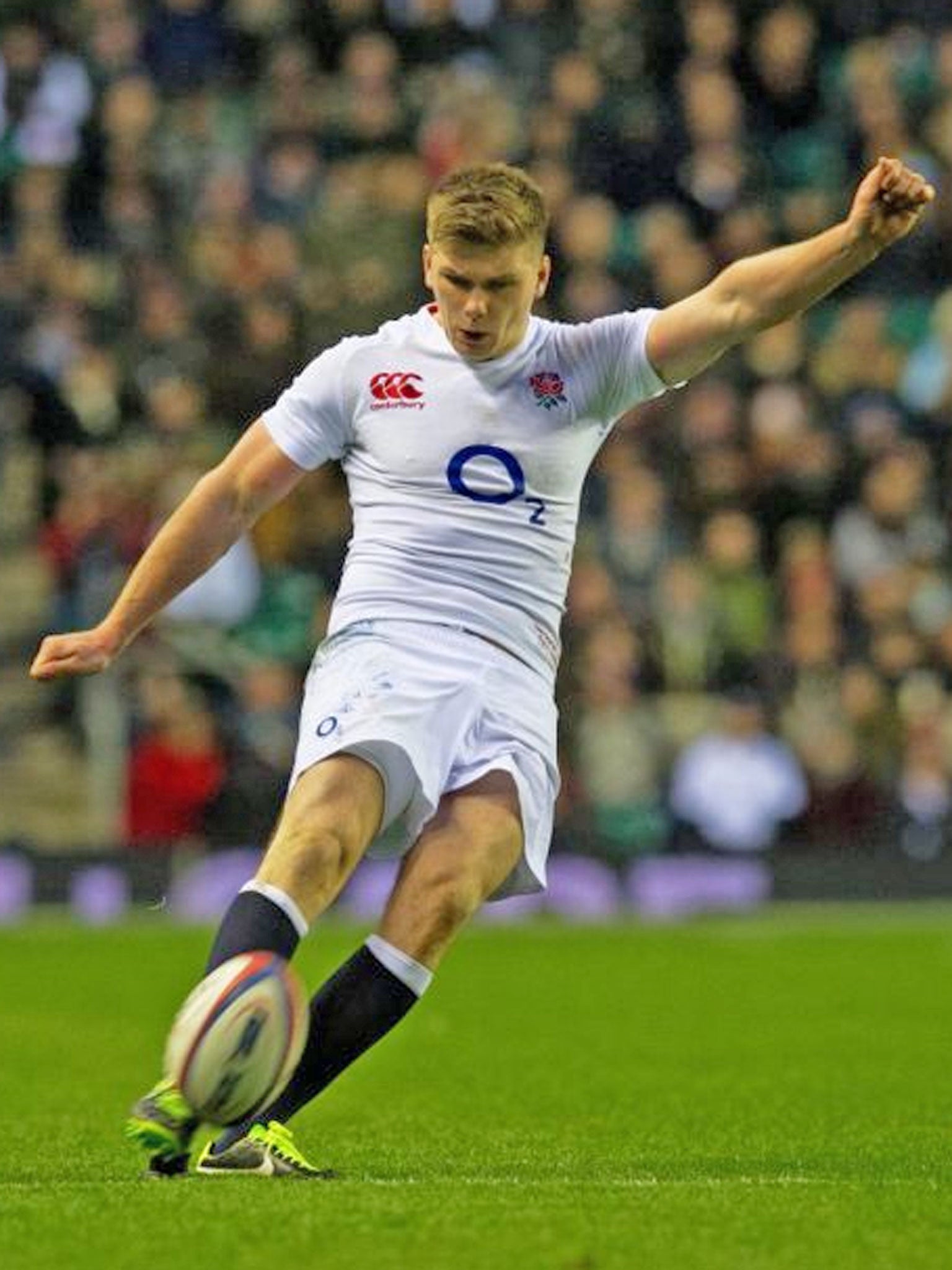 Owen Farrell kicked seven out of eight attempts at goal