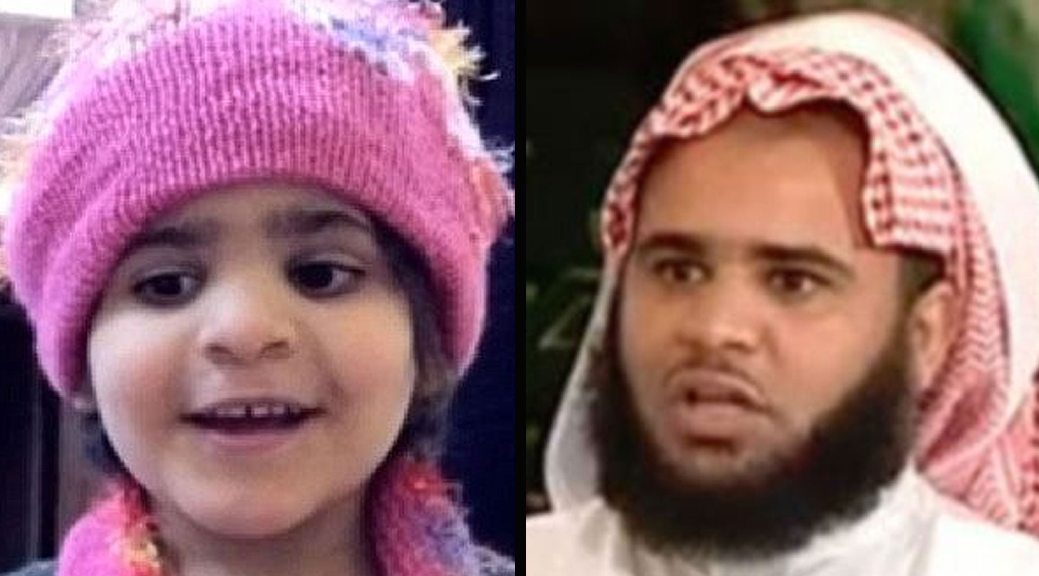 Lama al-Ghamdi and her father Fayhan al-Ghamdi