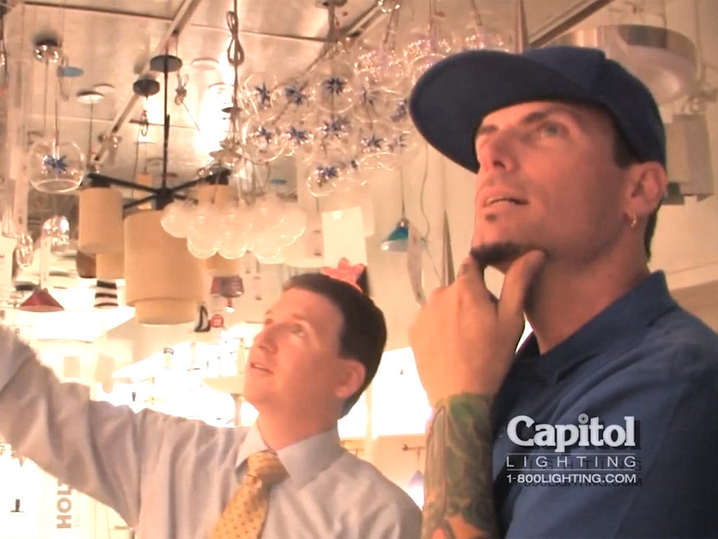 Vanilla Ice has launched his own range of chandeliers