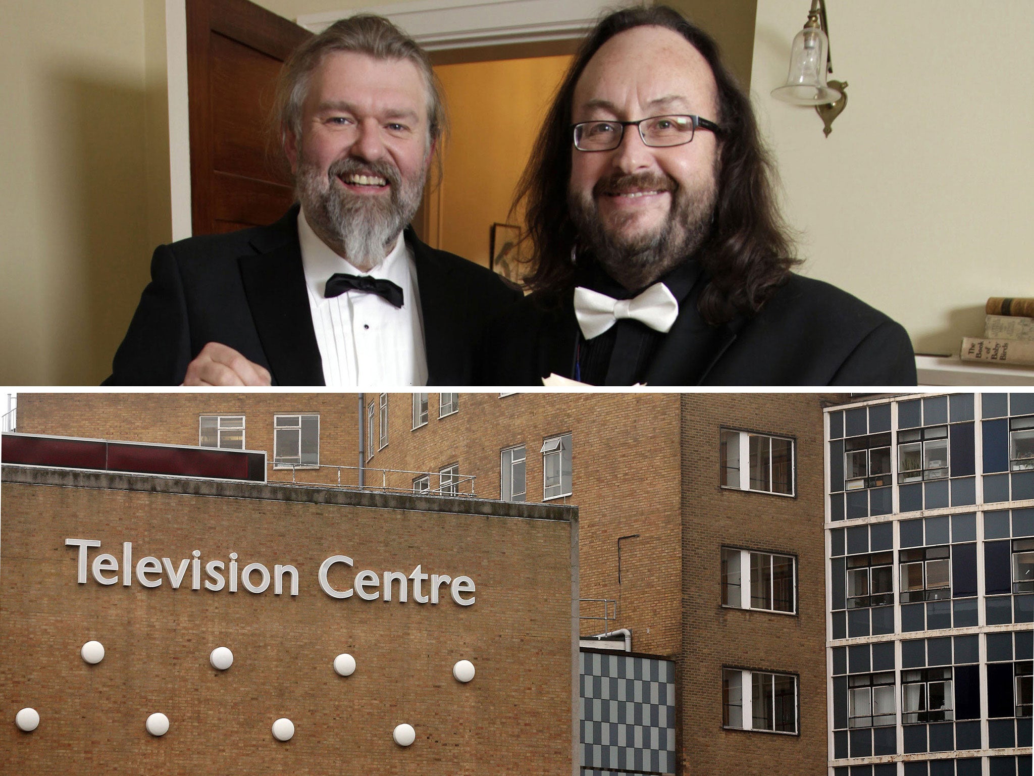 The Hairy Bikers (above) and the BBC Television Centre (below), which is due to become a BBC themed village