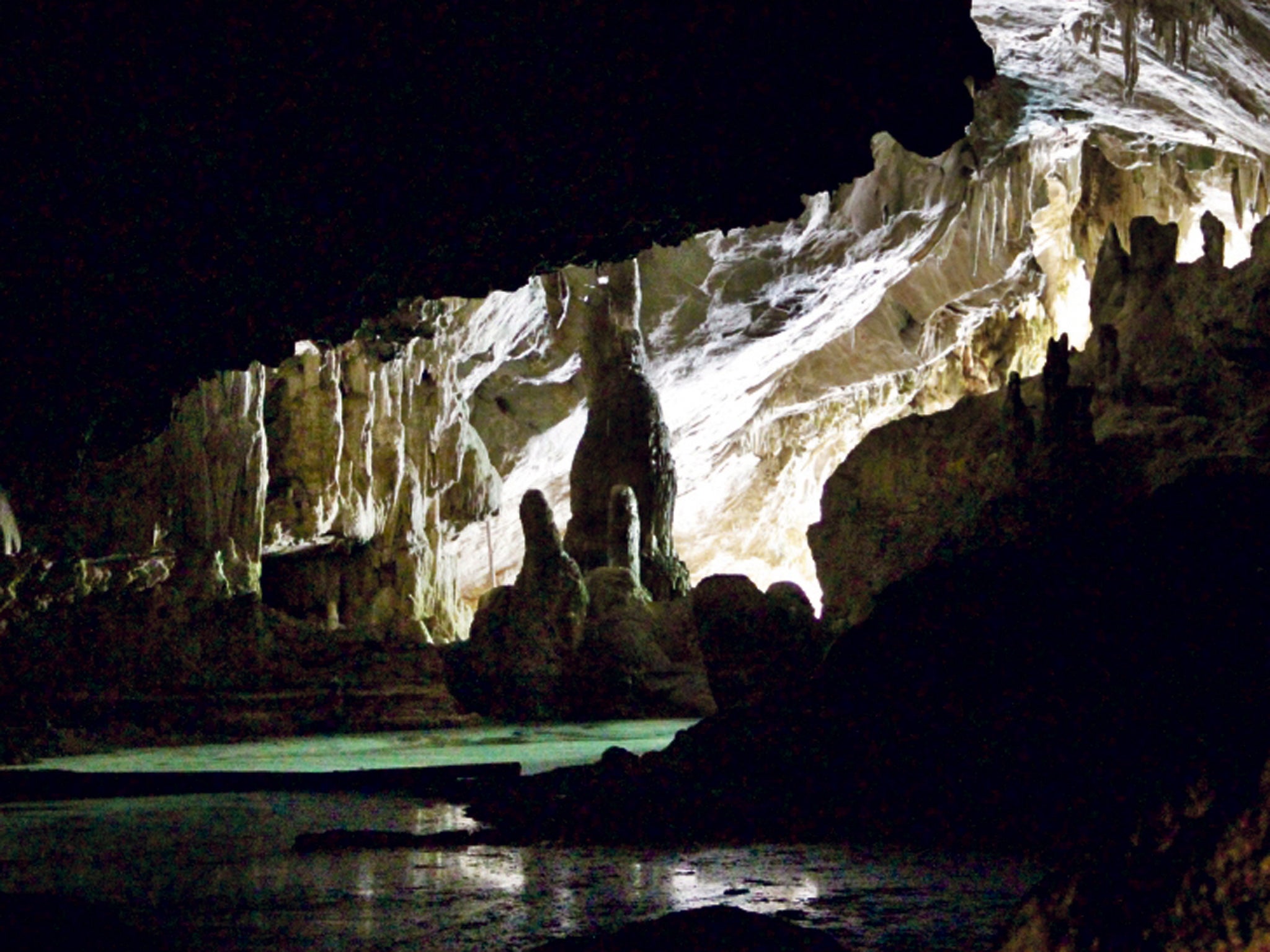 Mineral wealth: otherwordly formations in the spirit caves