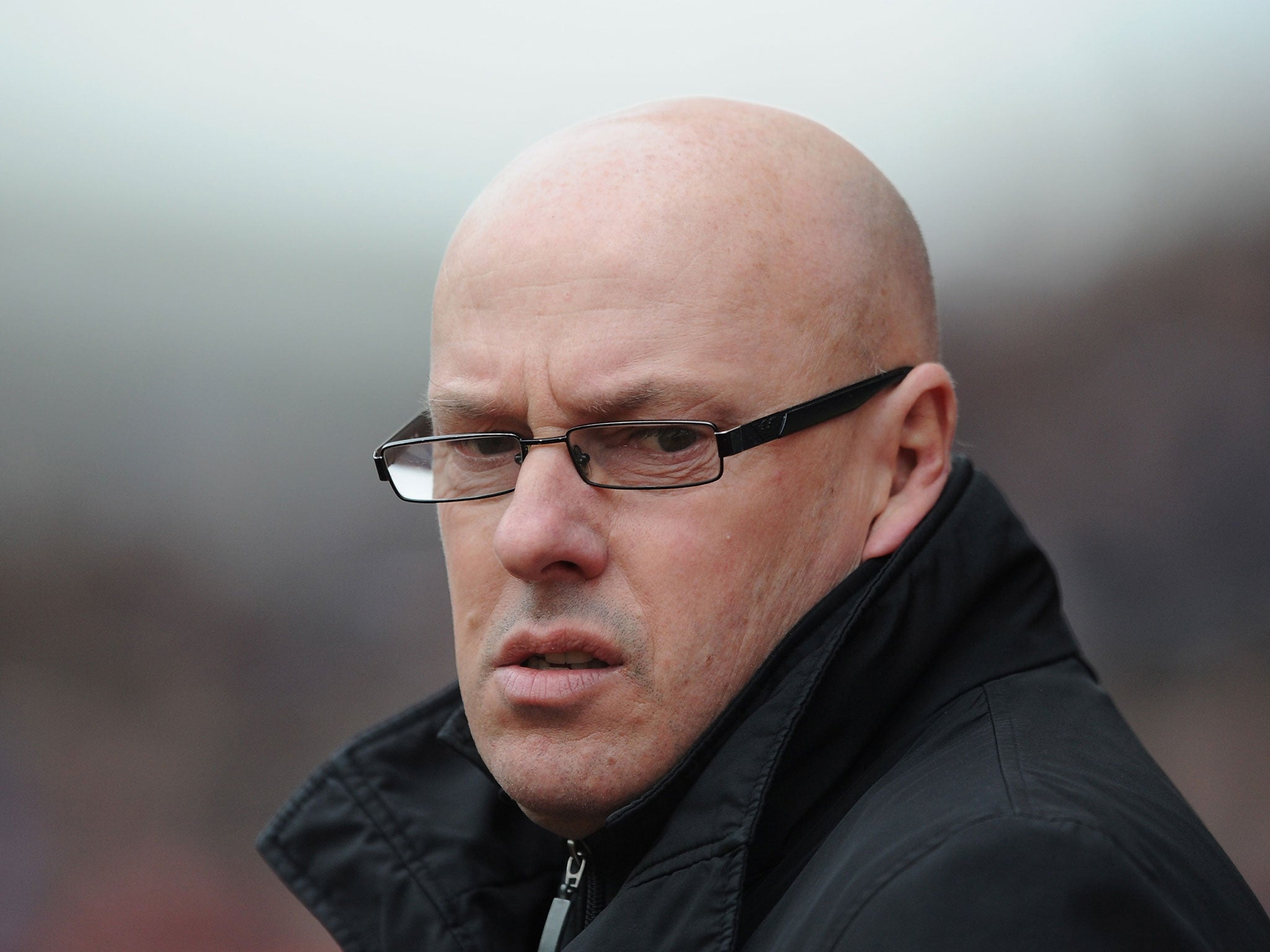 Brian McDermott looks on as his Reading side look set for relegation