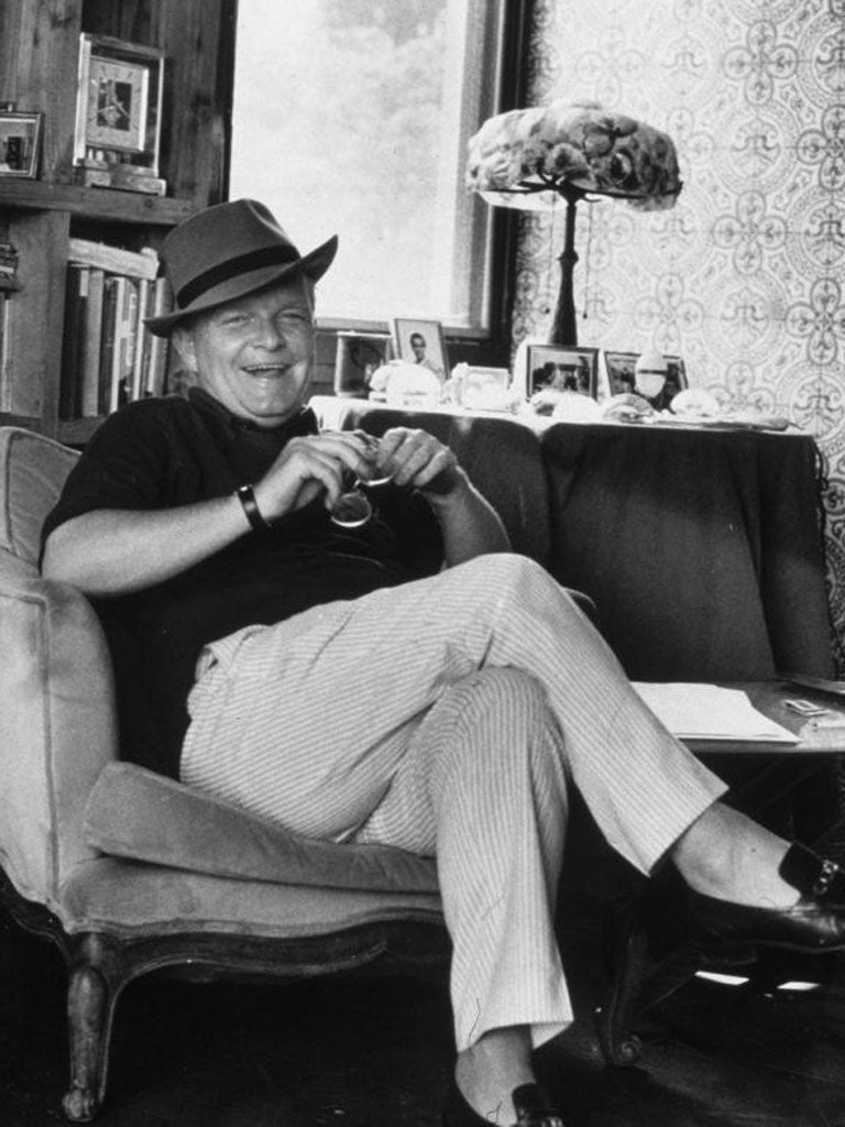 TRUMAN CAPOTE: The writer was given access to the case files for a week and was allowed to interview the killers