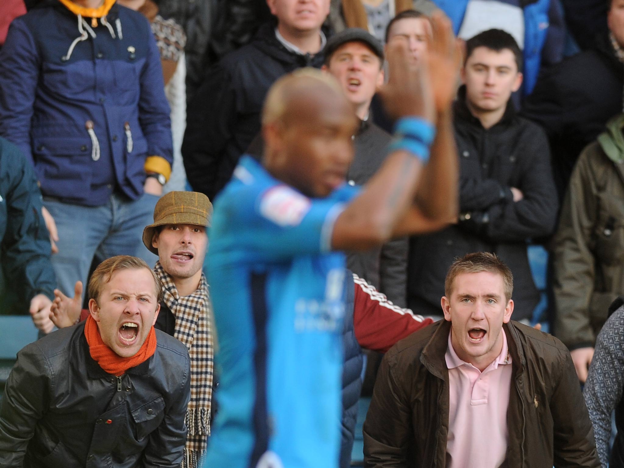 El-Hadji Diouf pictured at Millwall