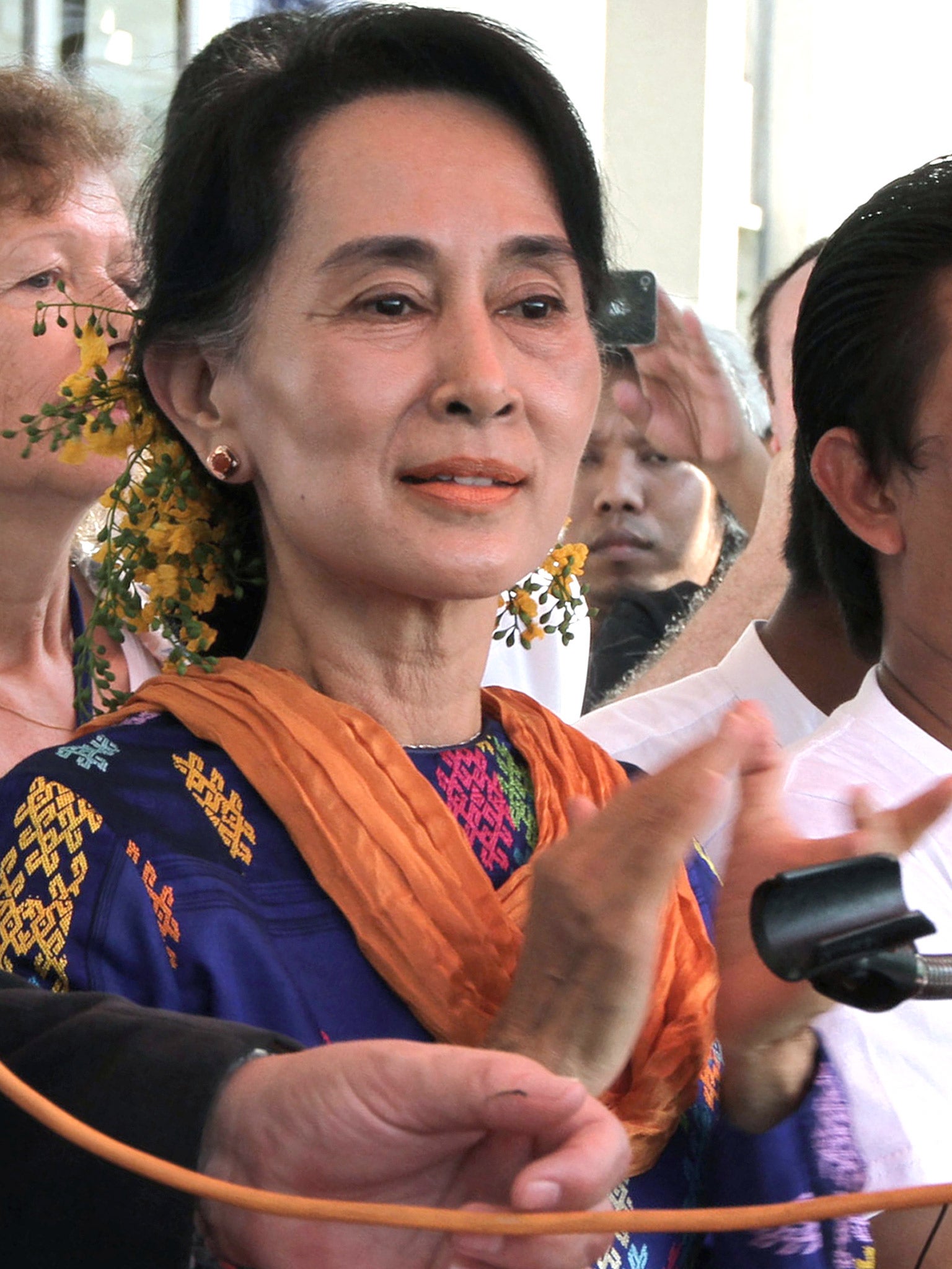 Aung San Suu Kyi, Burma's opposition leader