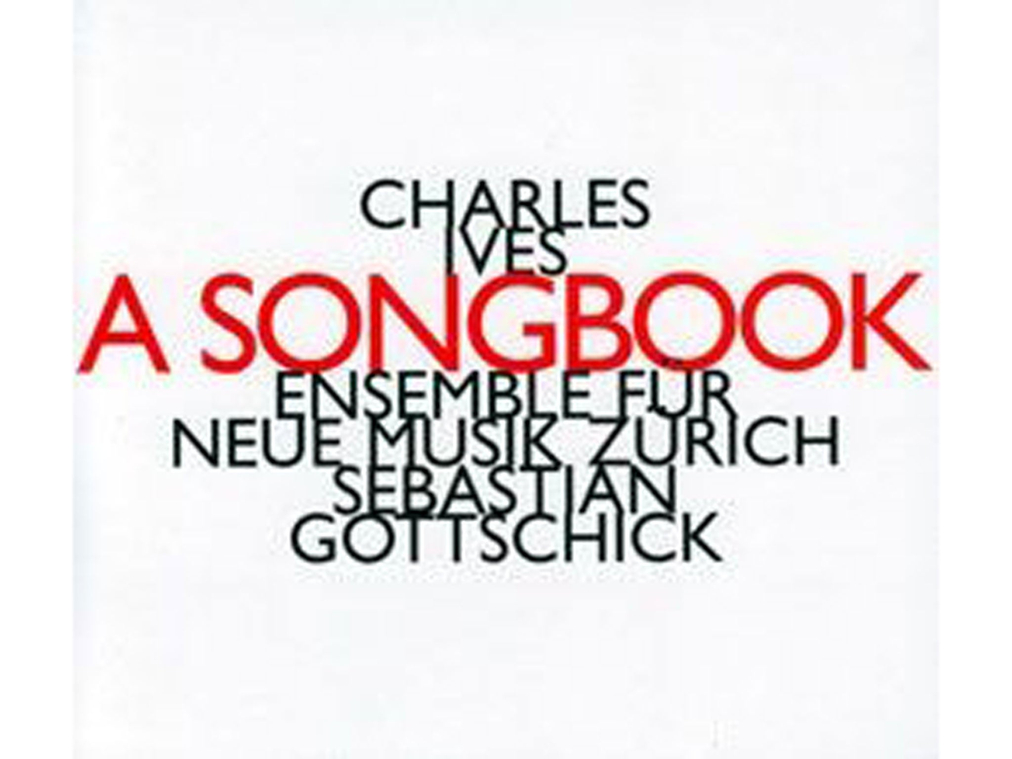 Charles Ives, A Songbook (hat(now)ART)