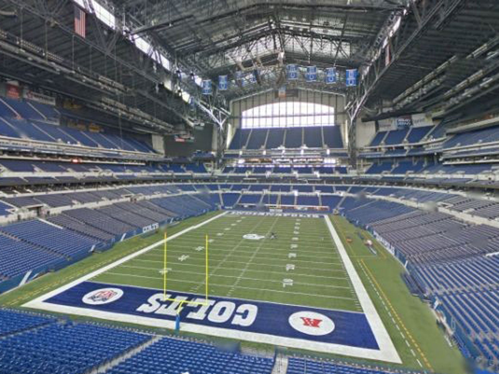 Now you can check the stadium of Indiana Colts NFL team on your smartphone with Google Street View