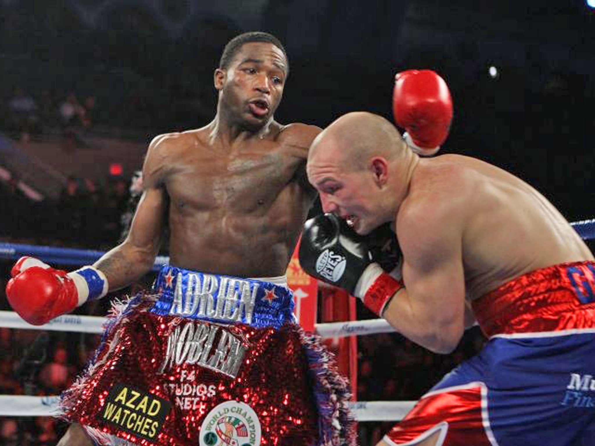 Gavin Rees (right) criticised his trainer for stopping the fight