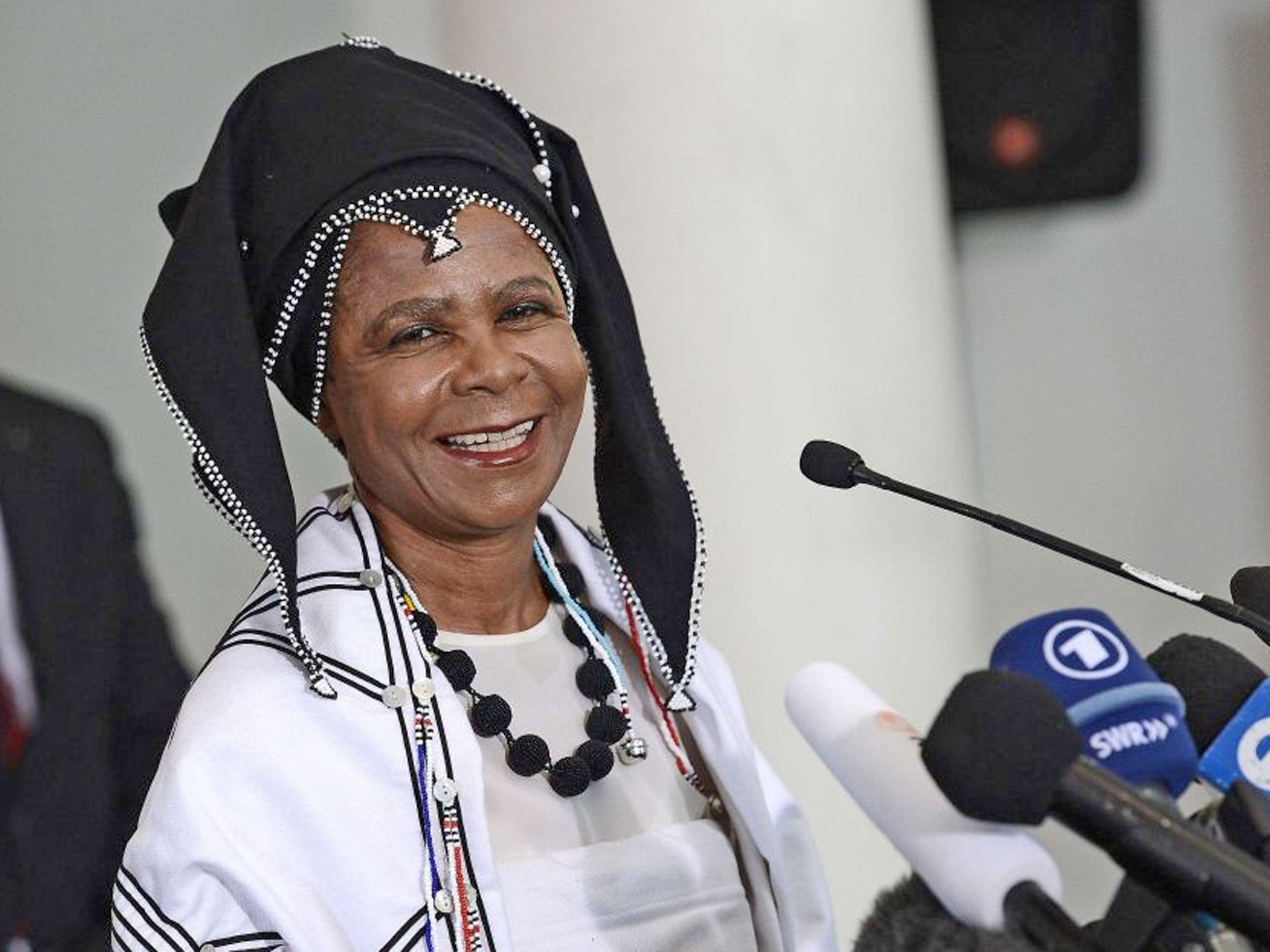 Mamphela Ramphele at the launch of Agang yesterday