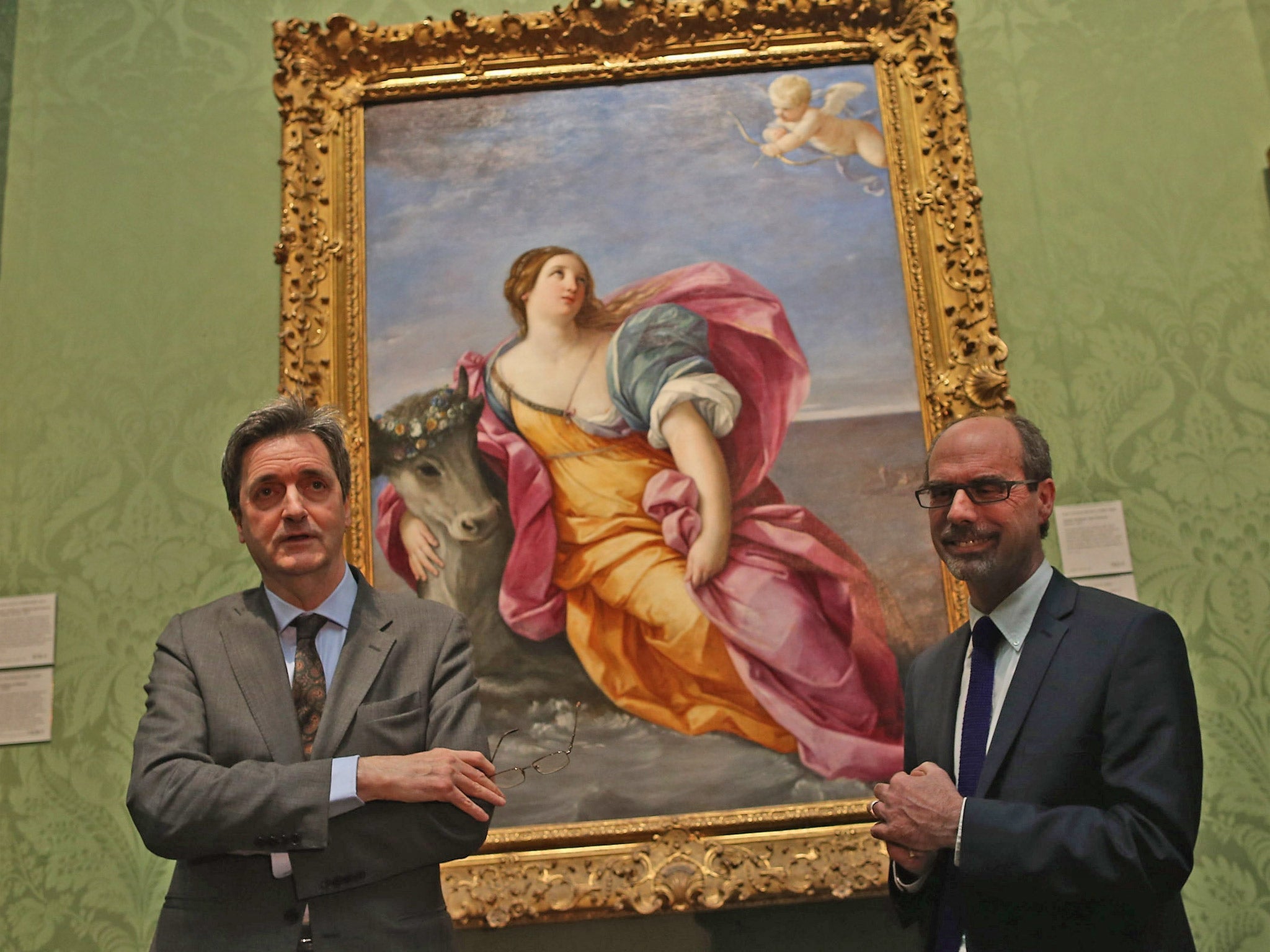 Nicholas Penny and Stephen Deuchar with The Rape of Europa