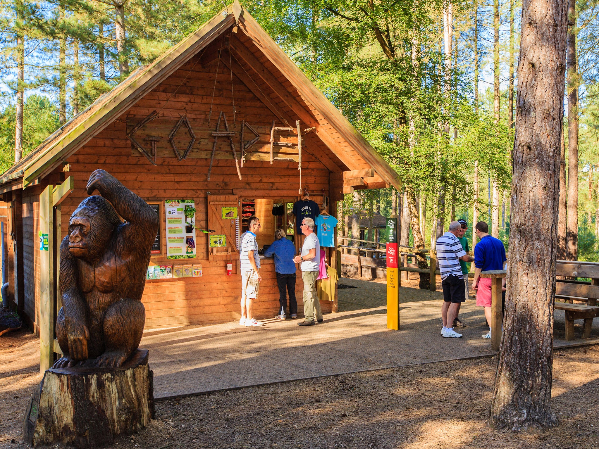 <p><strong><a href="http://www.independent.co.uk/travel/news-and-advice/the-10-best-adventure-playgrounds-8482230.html?action=gallery&amp;ino=3" target="_blank" class="body-gallery" data-vars-item-name="GL-6694066-http://www.independent.co.uk/travel/news-and-advice/the-10-best-adventure-playgrounds-8482230.html?action=gallery&amp;ino=3" data-vars-event-id="c6">{3} Go Ape in Trent Park</a></strong></p>
<p>Go Ape runs sites nationwide but this new London outpost is set to open on 15 February. Set in the middle of beautiful woodland, just a 10-minute walk from Cockfosters Tube station, it boasts giant swings, rope bridges and zip wires. It's not a cheap family day out, but you won't forget it in a hurry.</p>
<p>From £24 for children, <a href="http://goape.co.uk" target="_blank" class="body-gallery" data-vars-item-name="GL-6694066-http://goape.co.uk" data-vars-event-id="c6">goape.co.uk</a></p>