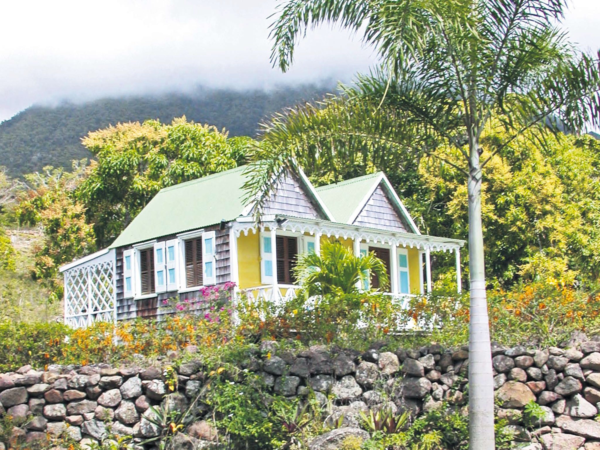 Gingerbread house: classic Nevisian architecture