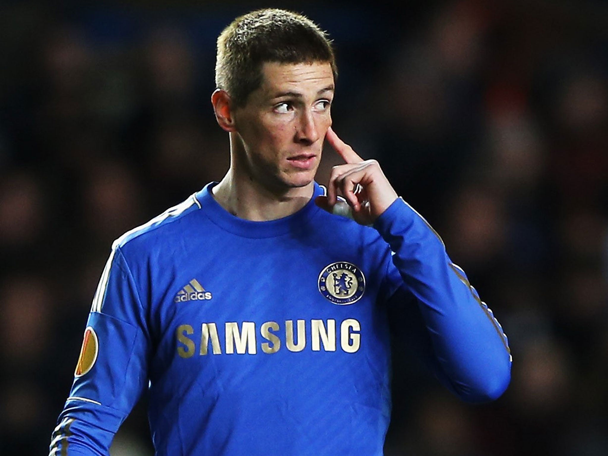 Fernando Torres missed several good chances for Chelsea