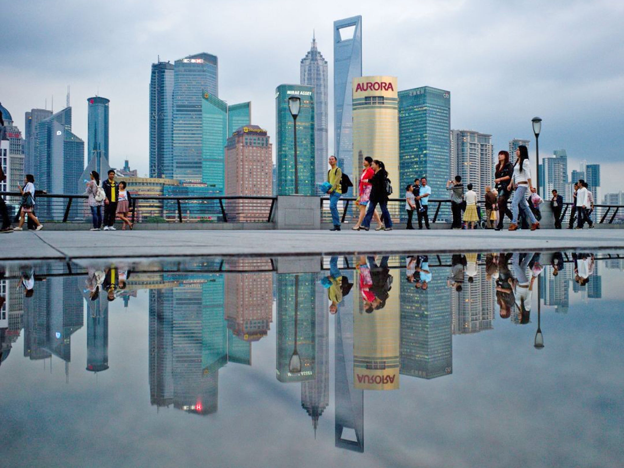 Reach for the sky: the city’s financial district