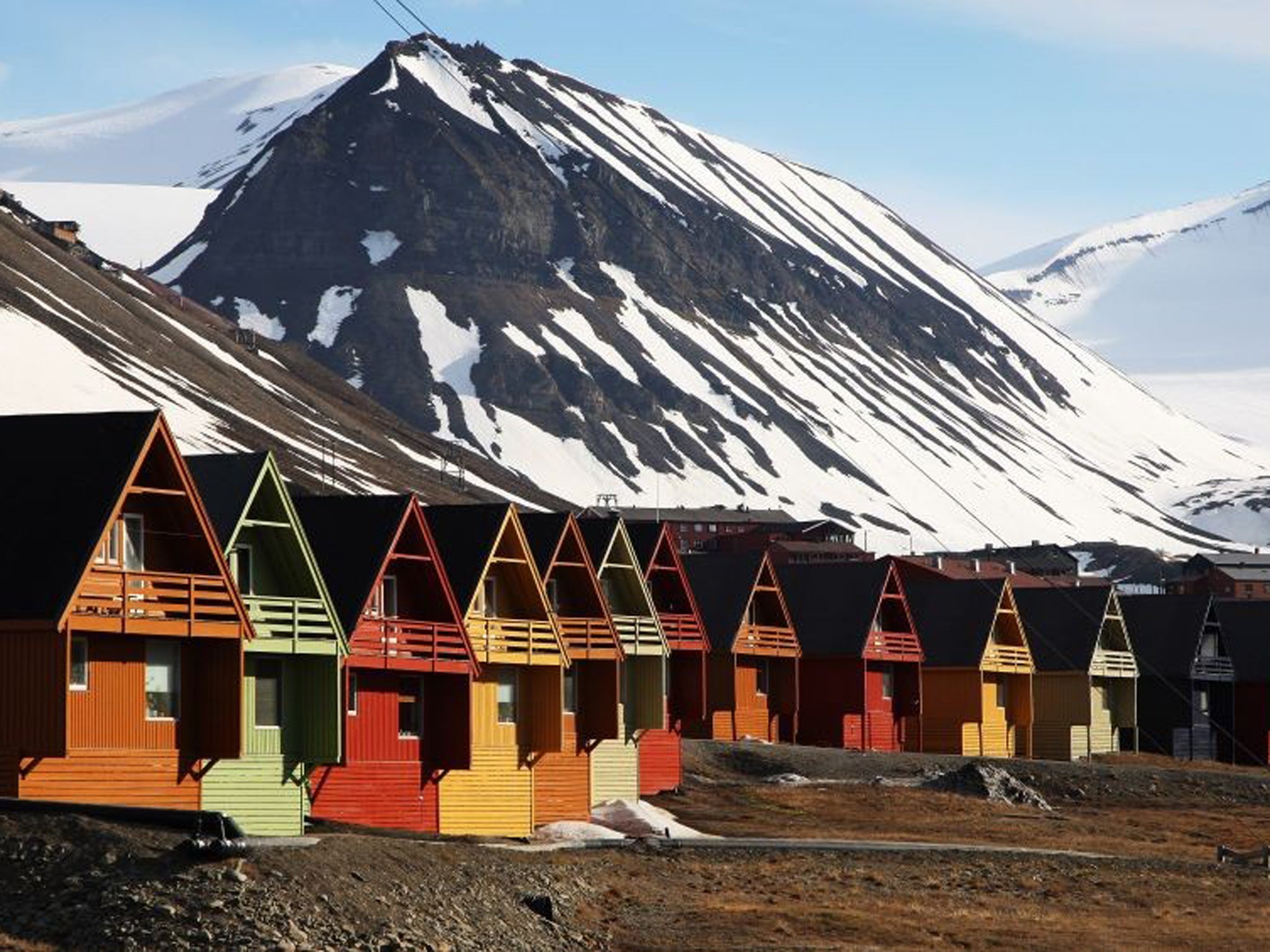 About two-thirds of Spitsbergen’s population live in Longyearbyen