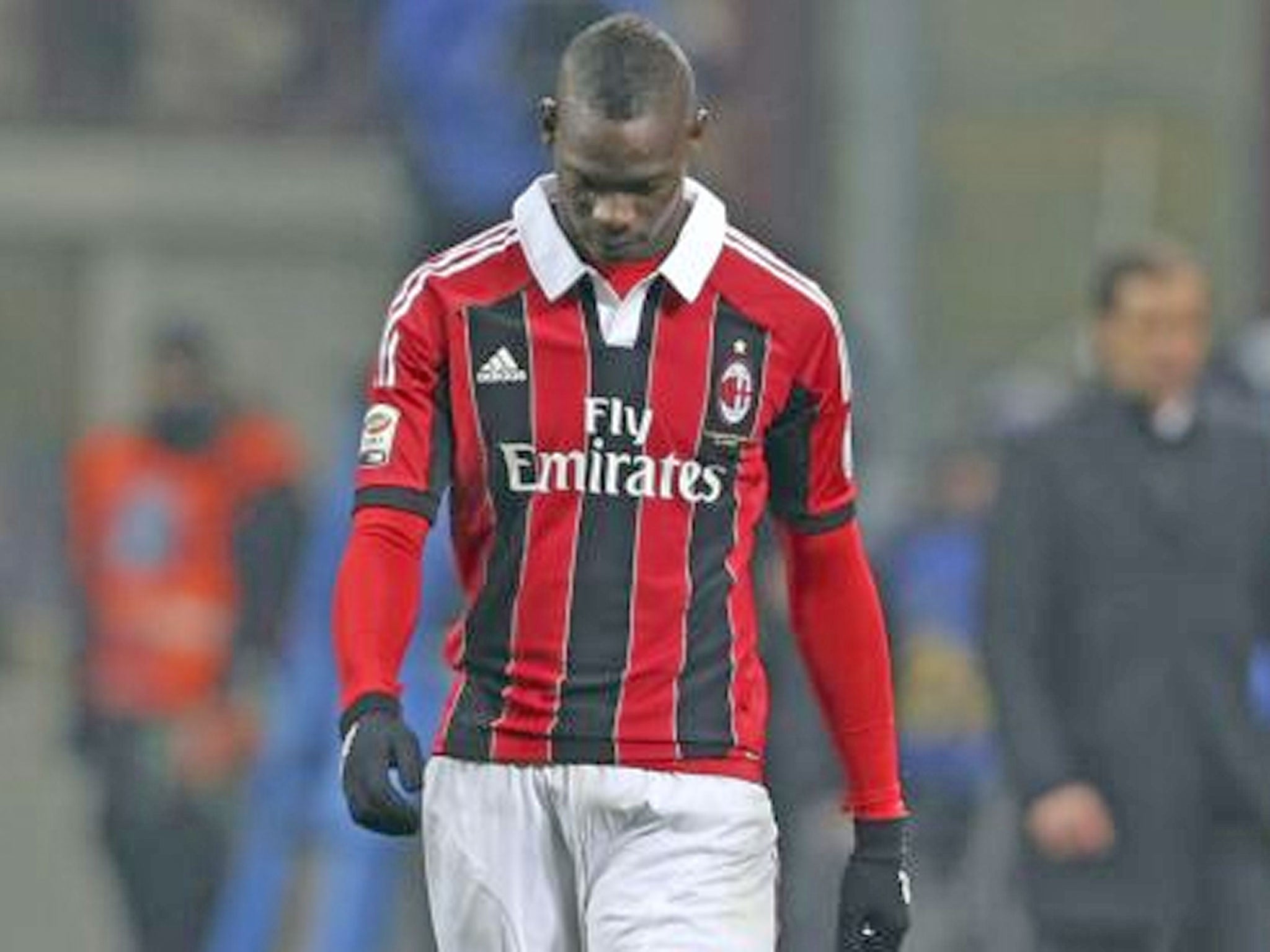 Mario Balotelli was abused by Internazionale fans