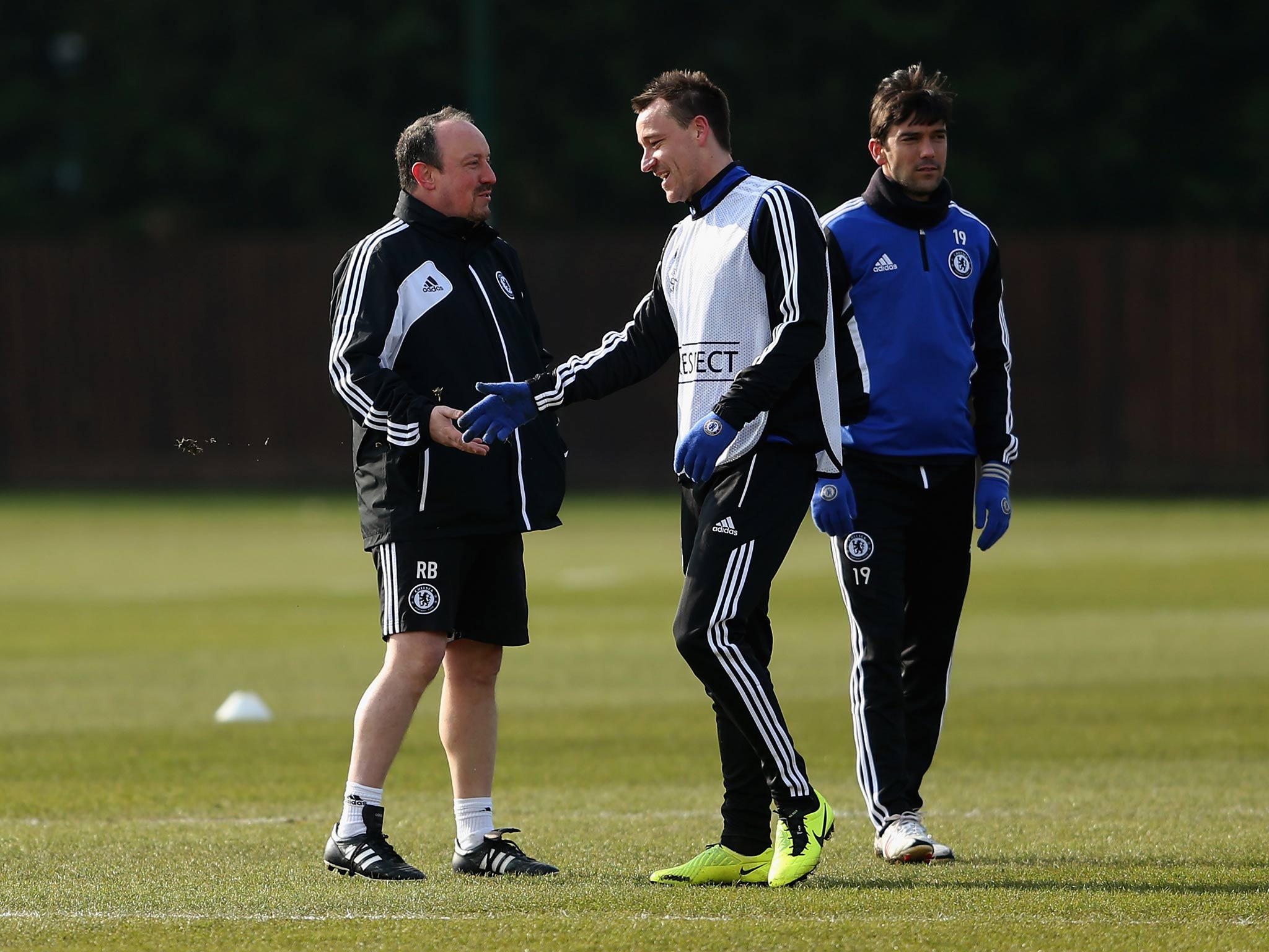 John Terry and Rafael Benitez