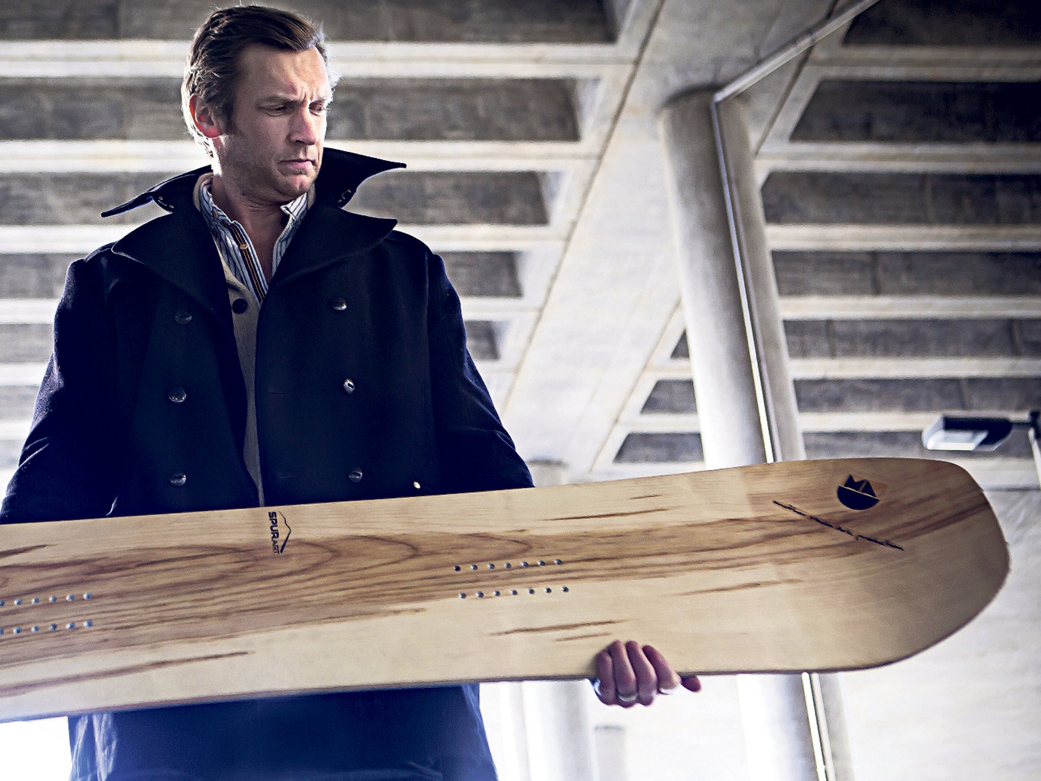 Chairman of the board: Matt Carroll and his finished creation