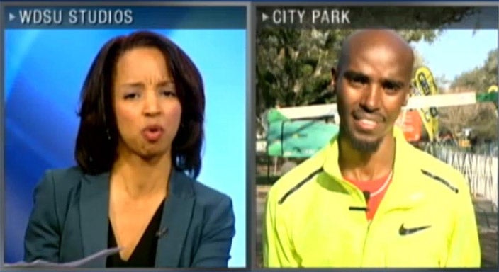 WSDU news anchor LaTonya Norton speaks to little known Mo Farah