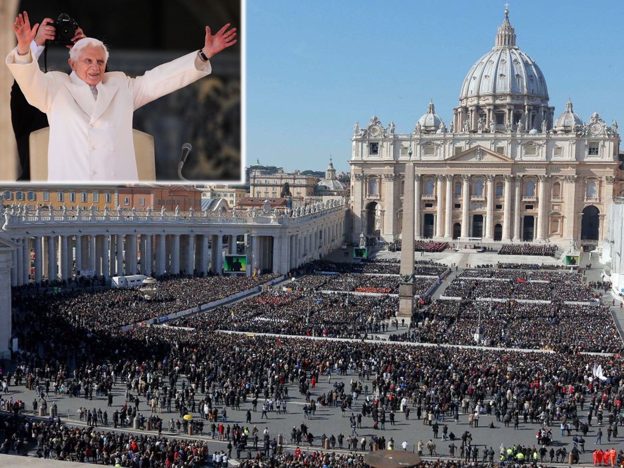 The pope is expected to have a quiet final day of engagements, beginning with him saying farewell to his advisers in Clementine Hall at the Apostolic Palace this morning.