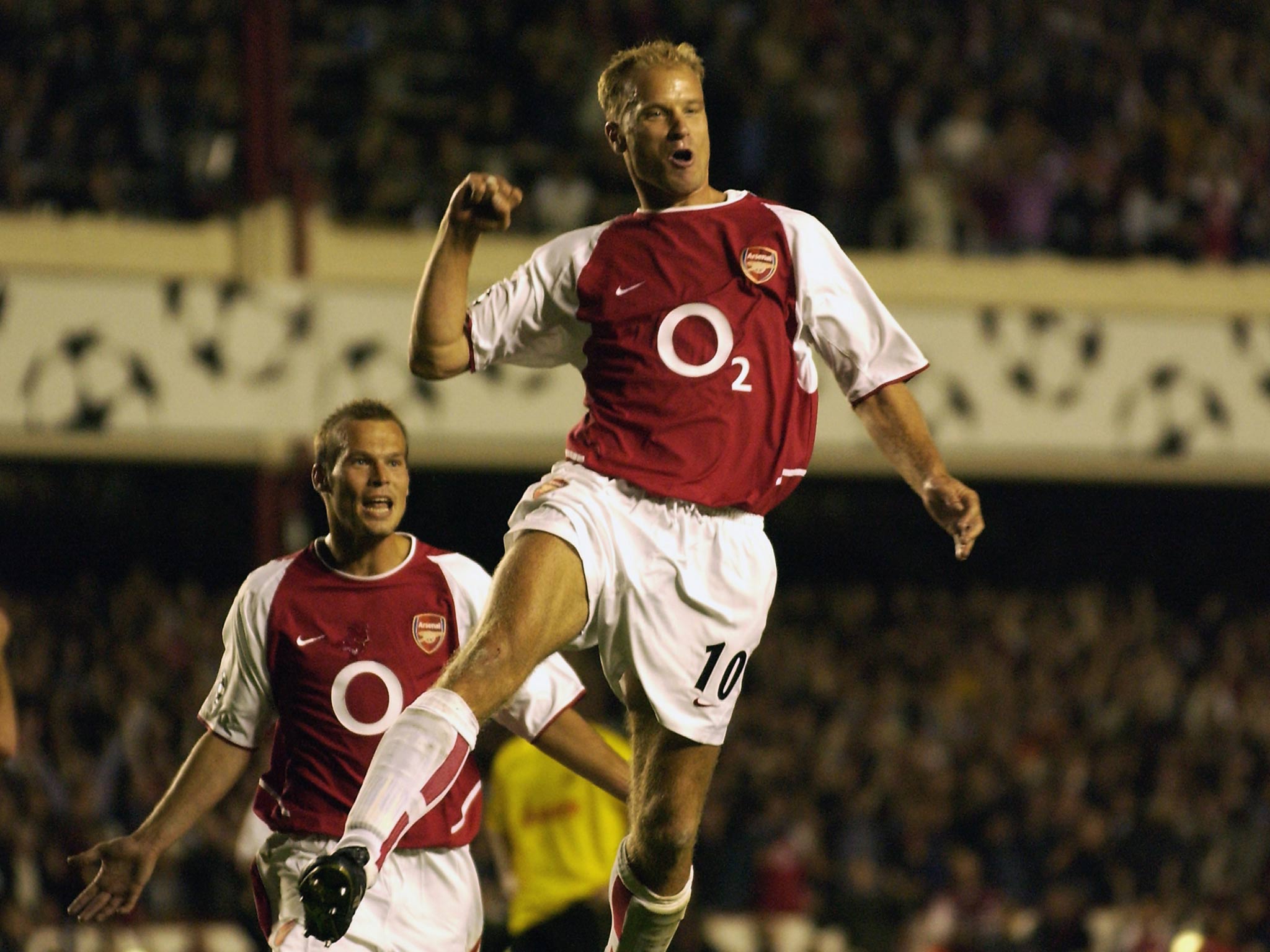 Dennis Bergkamp during his time with Arsenal