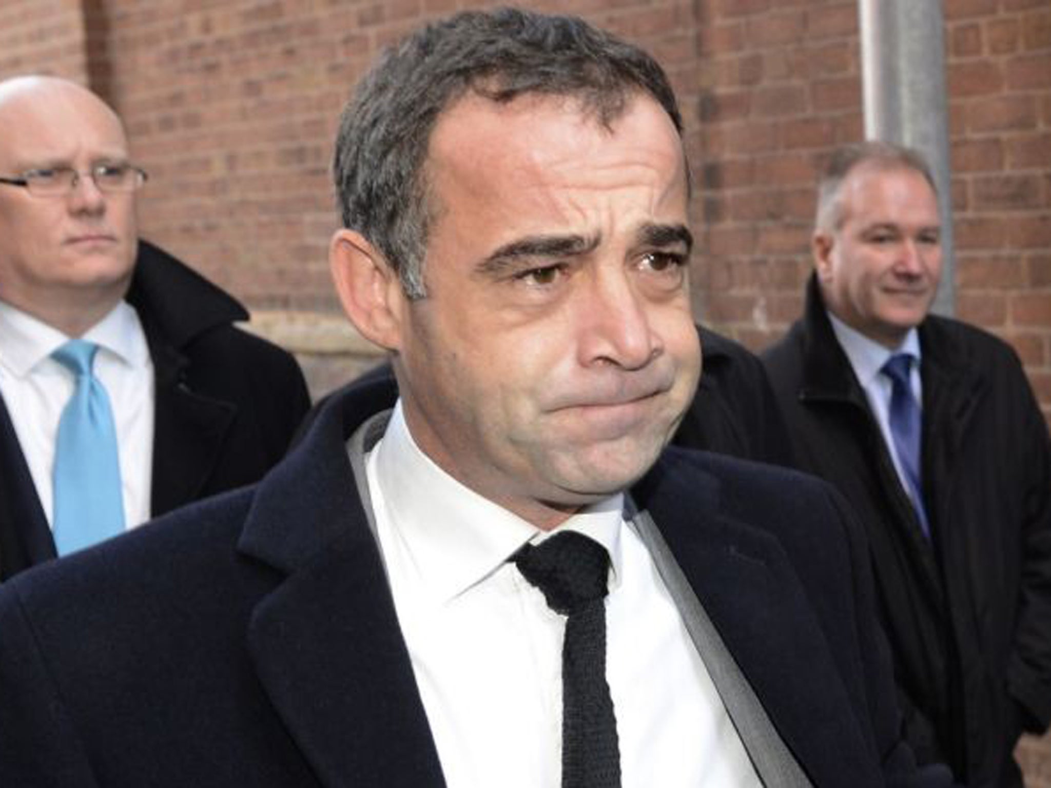 Michael Le Vell leaves Manchester Magistrates Court where he made his first court appearance accused of child sex offences