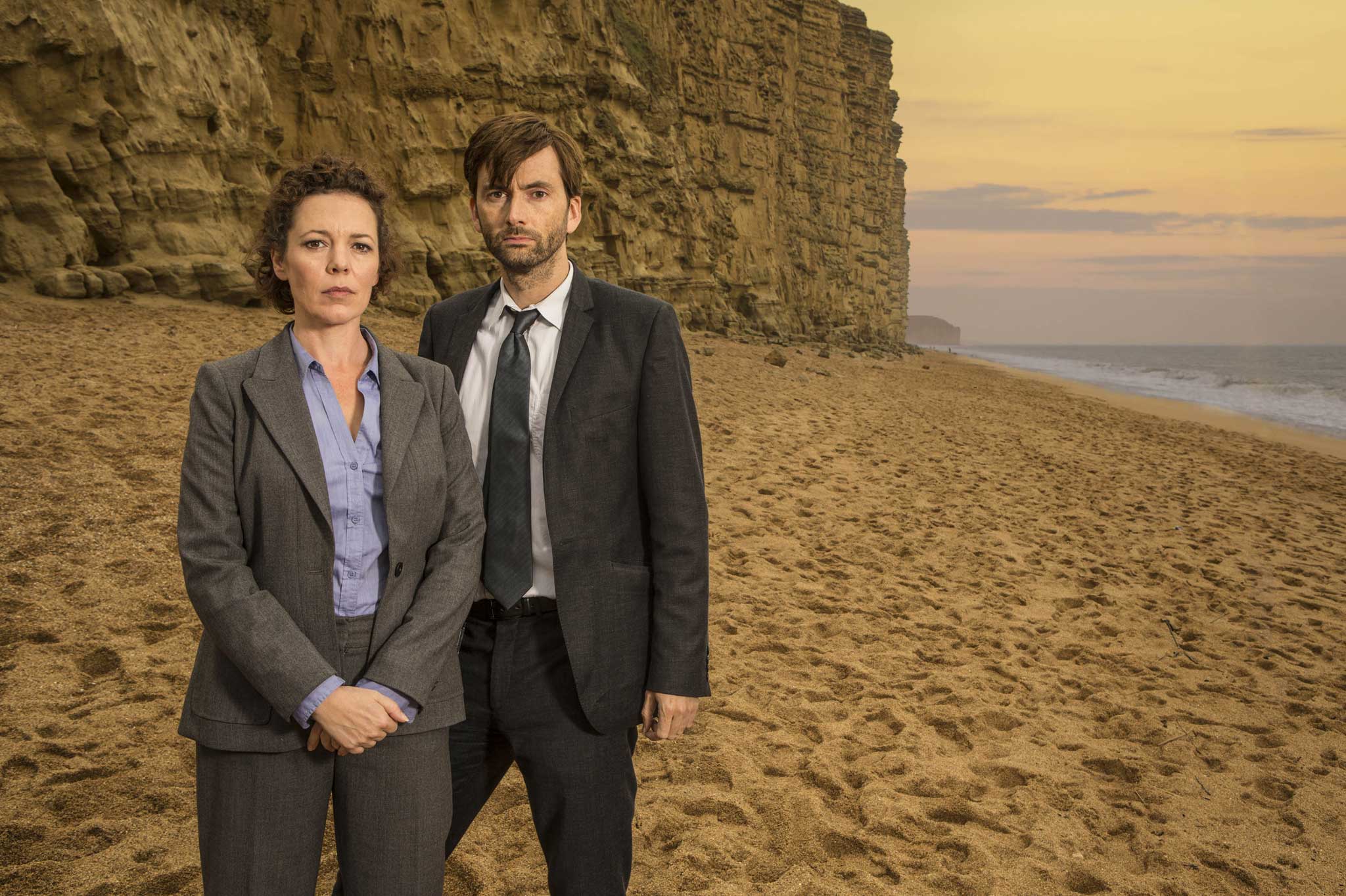 Olivia Colman and David Tennant star in Broadchurch