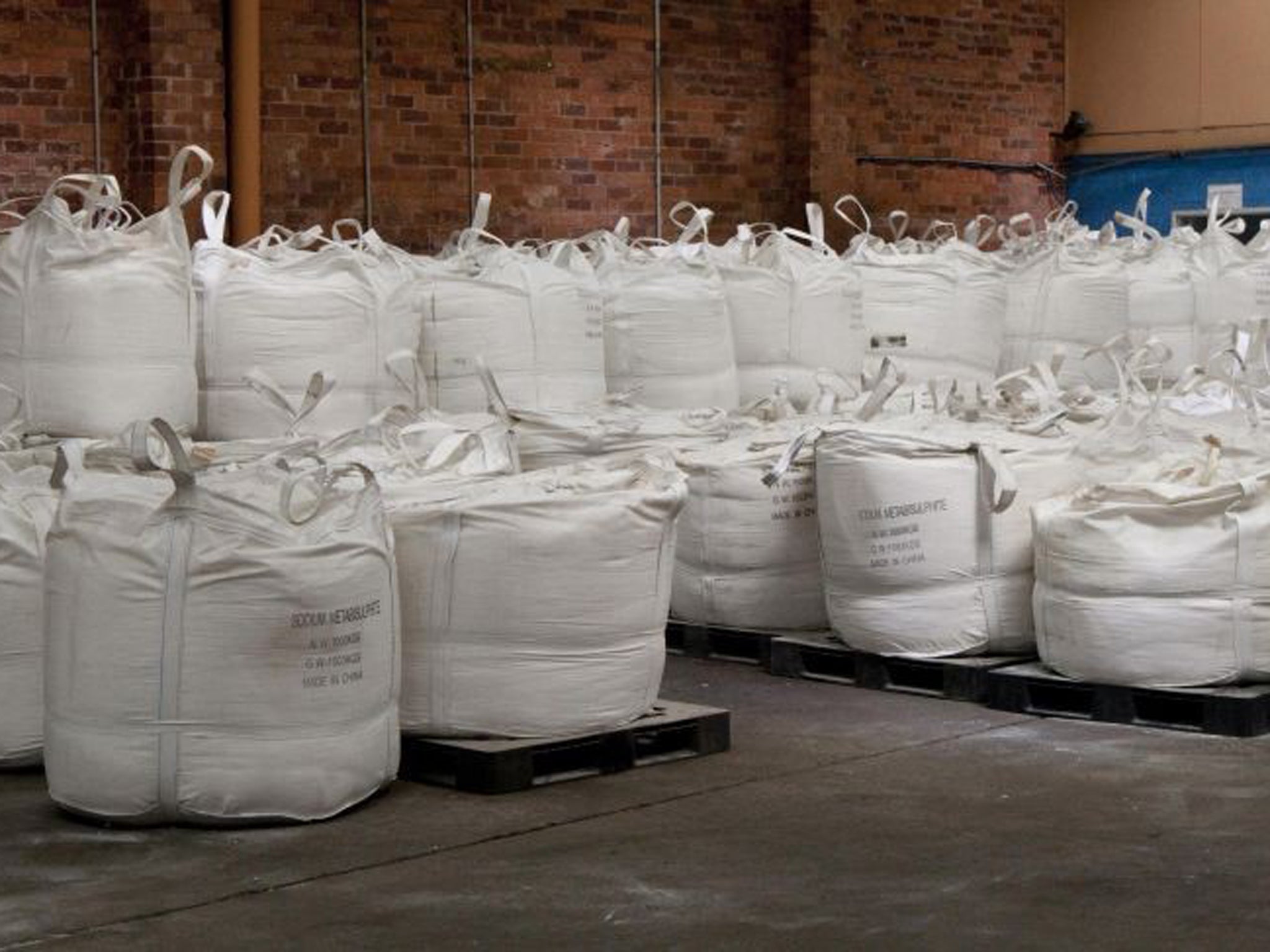 A portion of the 585kg ice shipment seized in Sydney