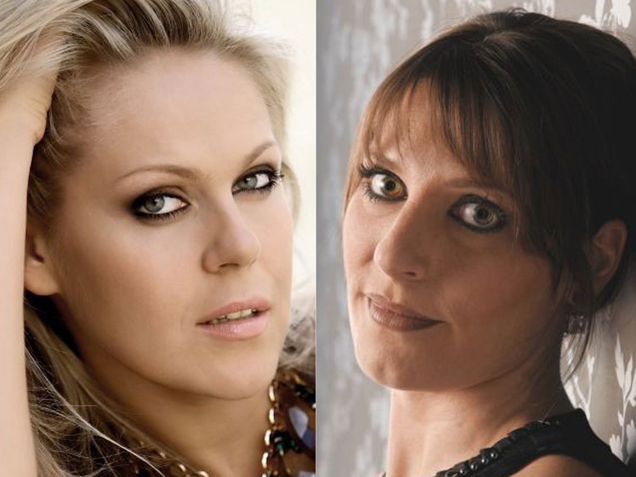 Amanda Echalaz (right) and Kristine Opolais (left) take on the role of Tosca in turn at the Royal Opera House