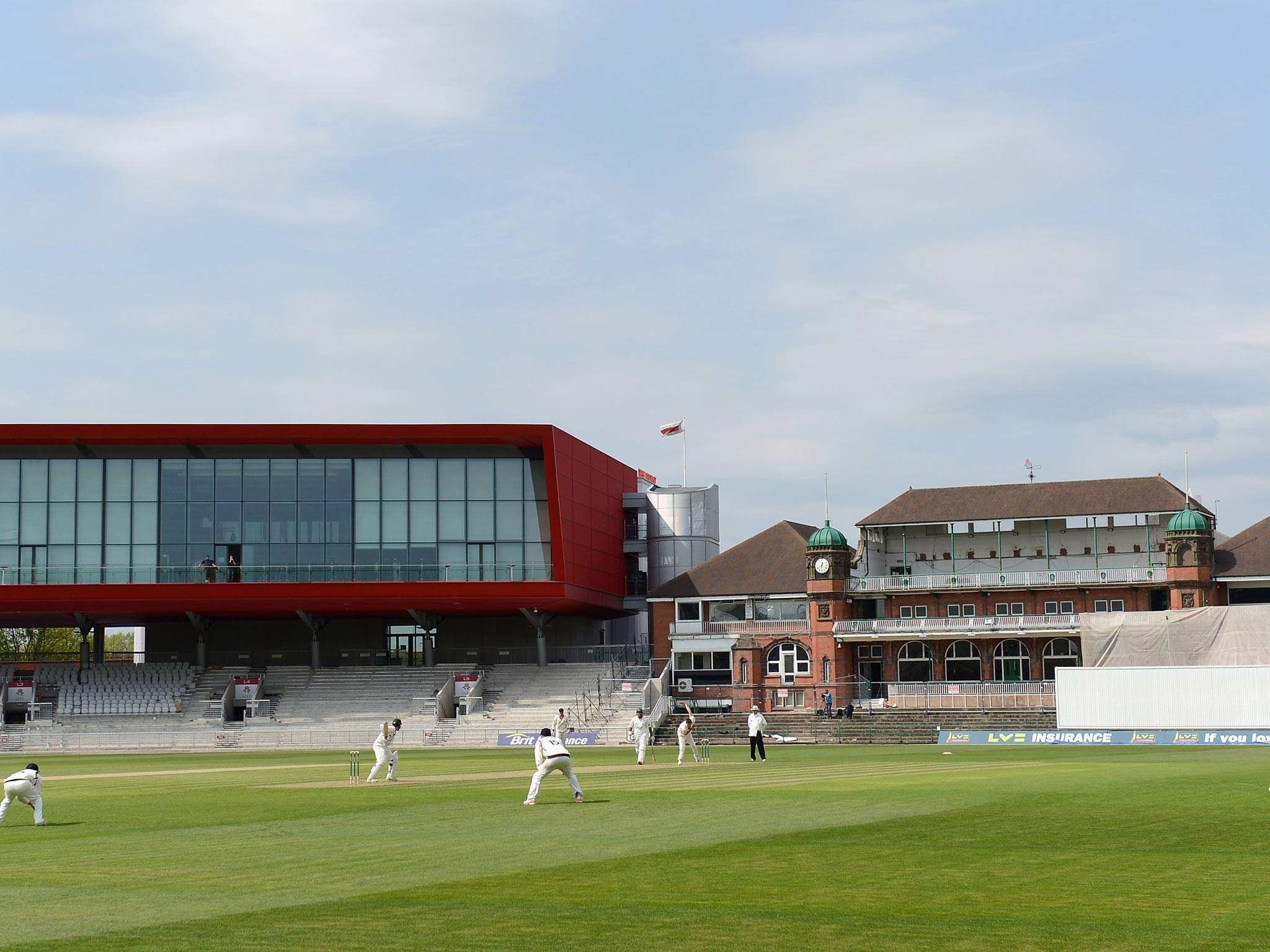 A view of Old Trafford cricket ground