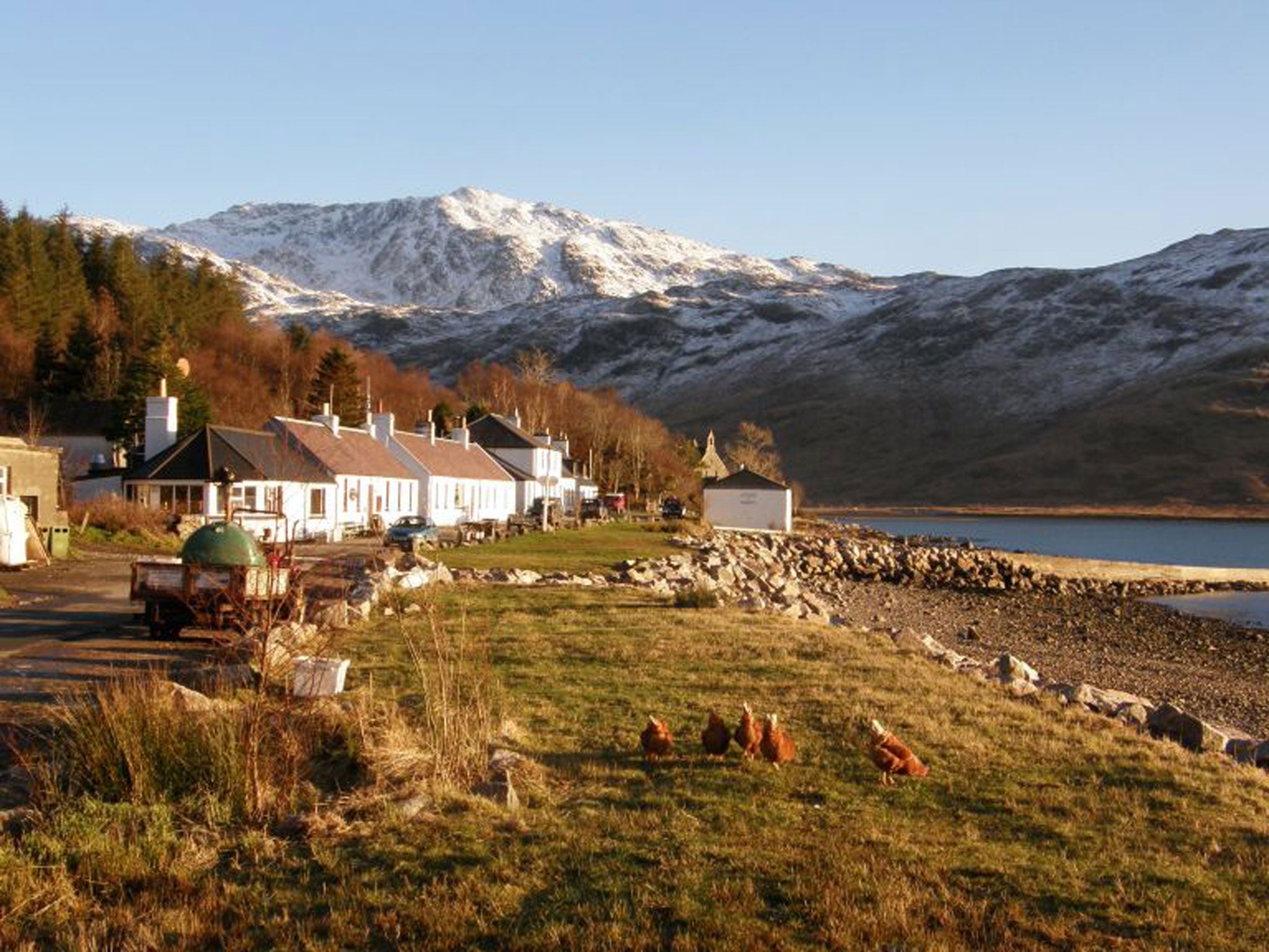 Far from the madding crowd: the Old Forge is best approached by ferry