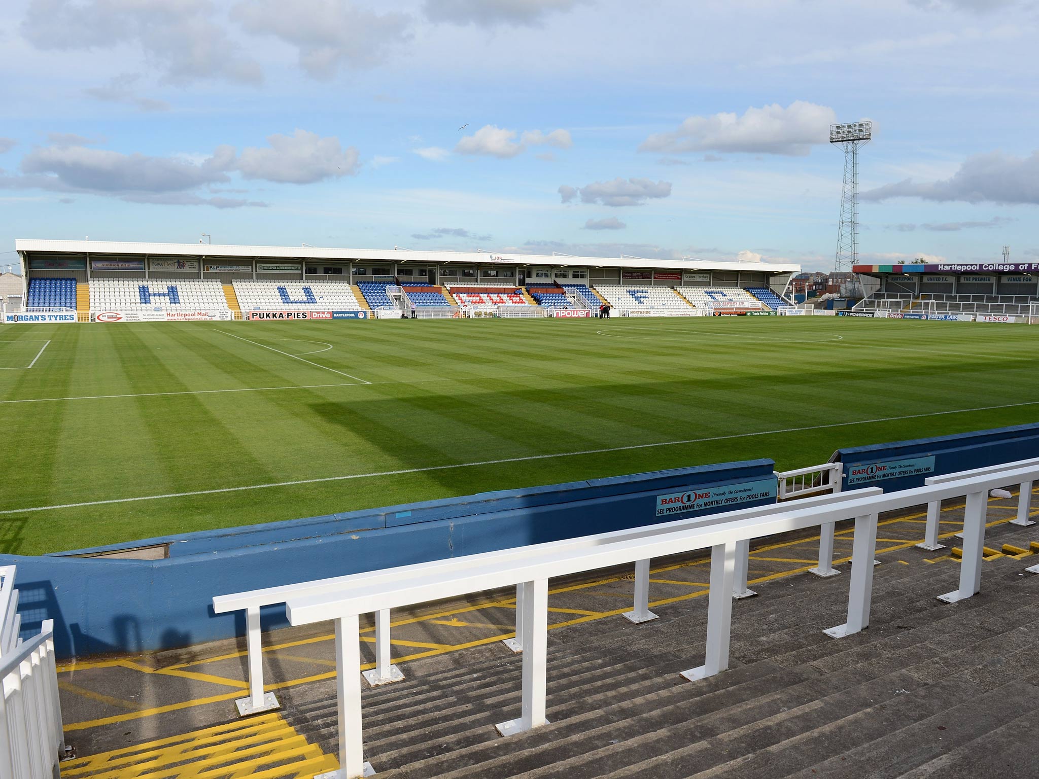 A view of Hartlepool's Victoria Park