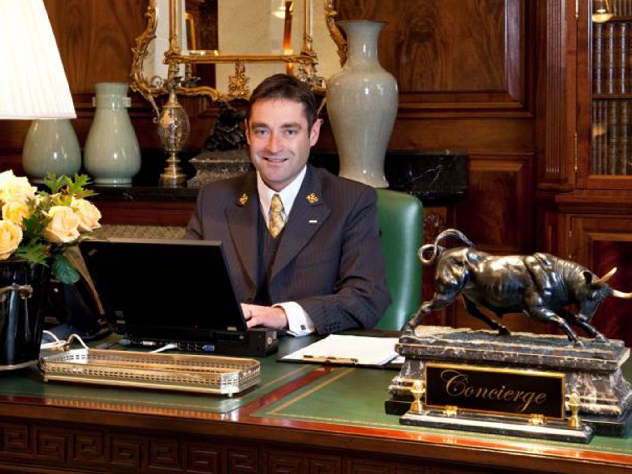 At your service: Ben Malpass, the Savoy’s head concierge