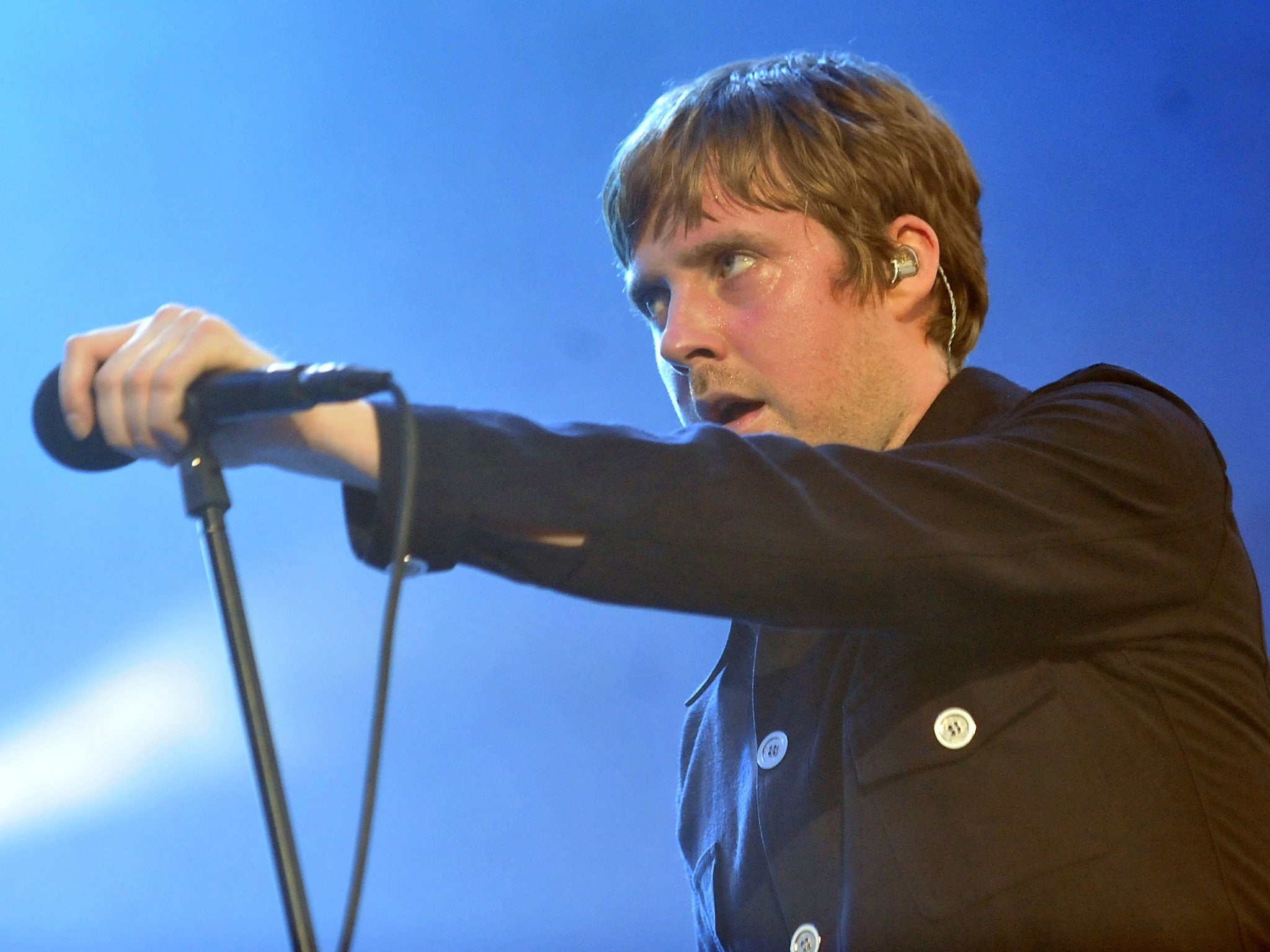 Kaiser Chiefs' lead singer Ricky Wilson