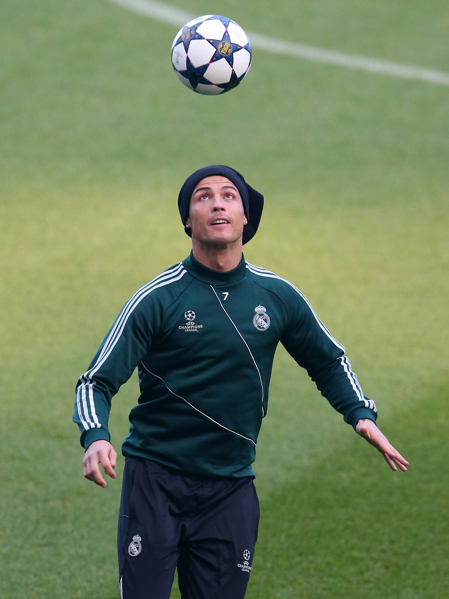 Cristiano Ronaldo at the Etihad Stadium