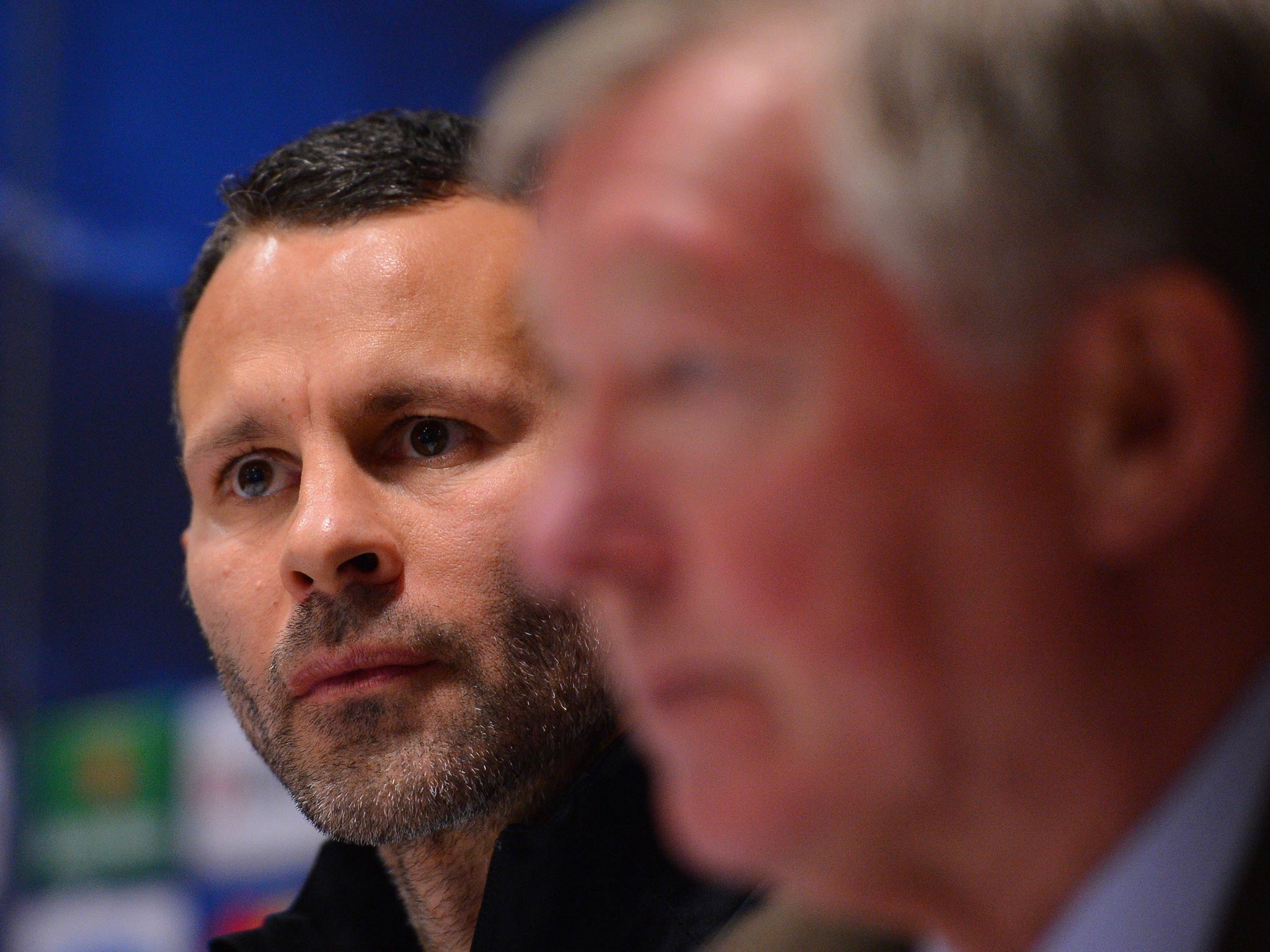 Ryan Giggs and Alex Ferguson