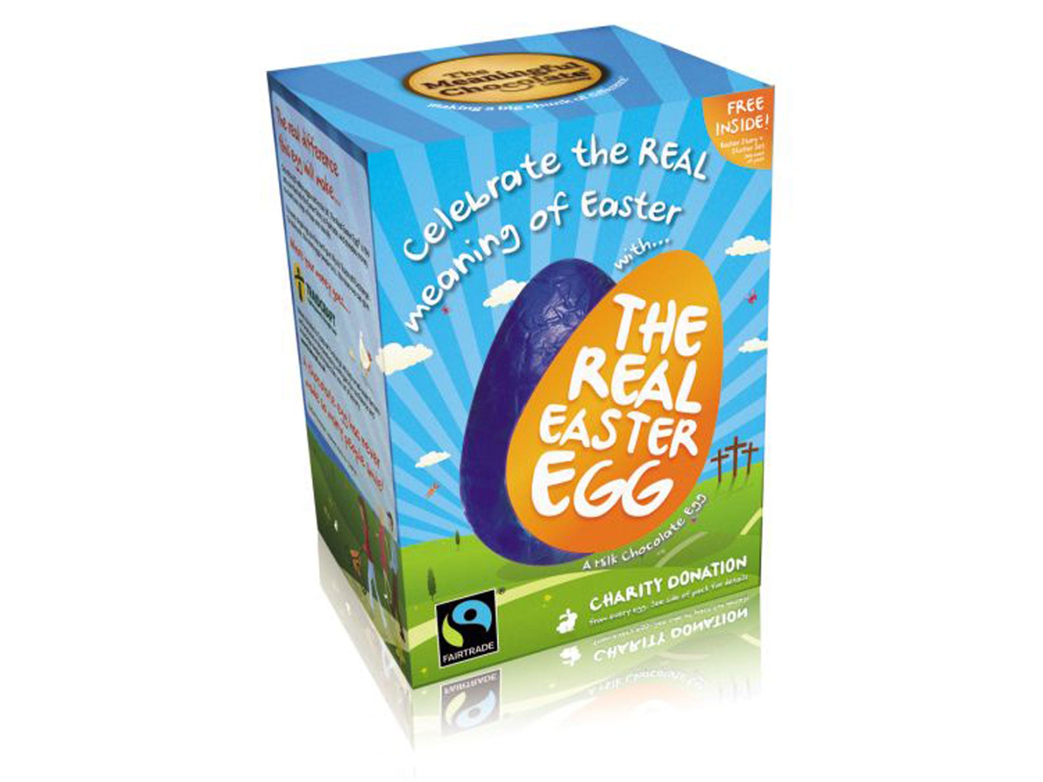 The Meaningful Chocolate Company, a company “passionate about ethical trading and faith”, has produced the eggs for three years