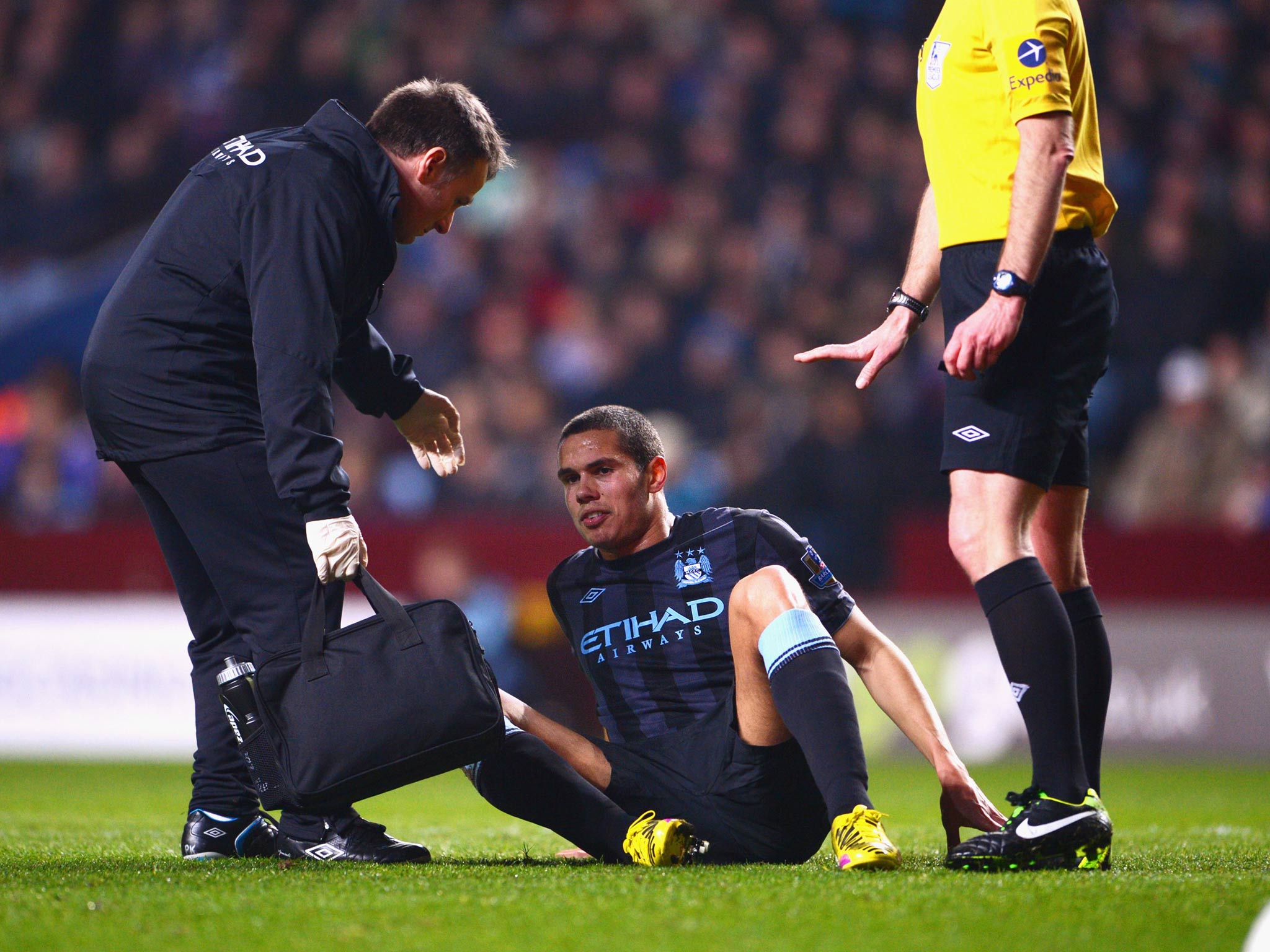 Manchester City midfielder Jack Rodwell