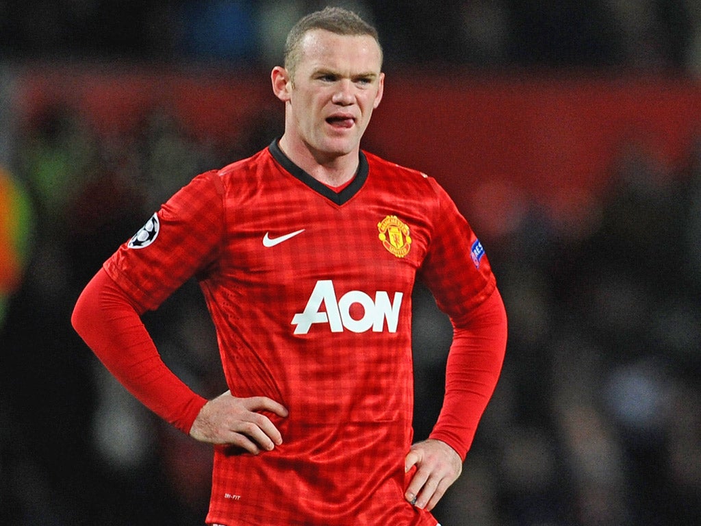 Rooney has been named among the substitutes