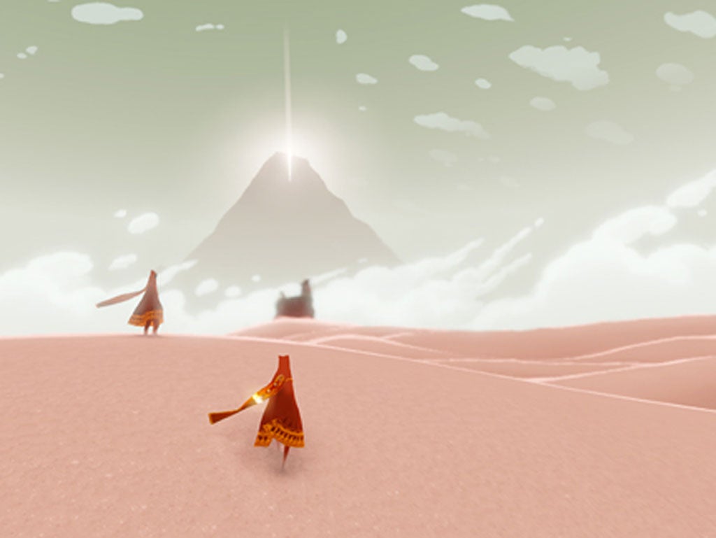 Journey won five awards for Artistic Achievement, Audio Achievement, Game Design, Online Multiplayer and Original Music.
