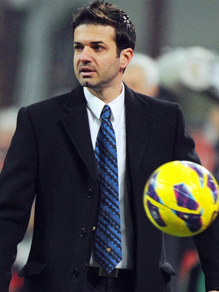 Andrea Stramaccioni is Inter’s fifth manager since 2010