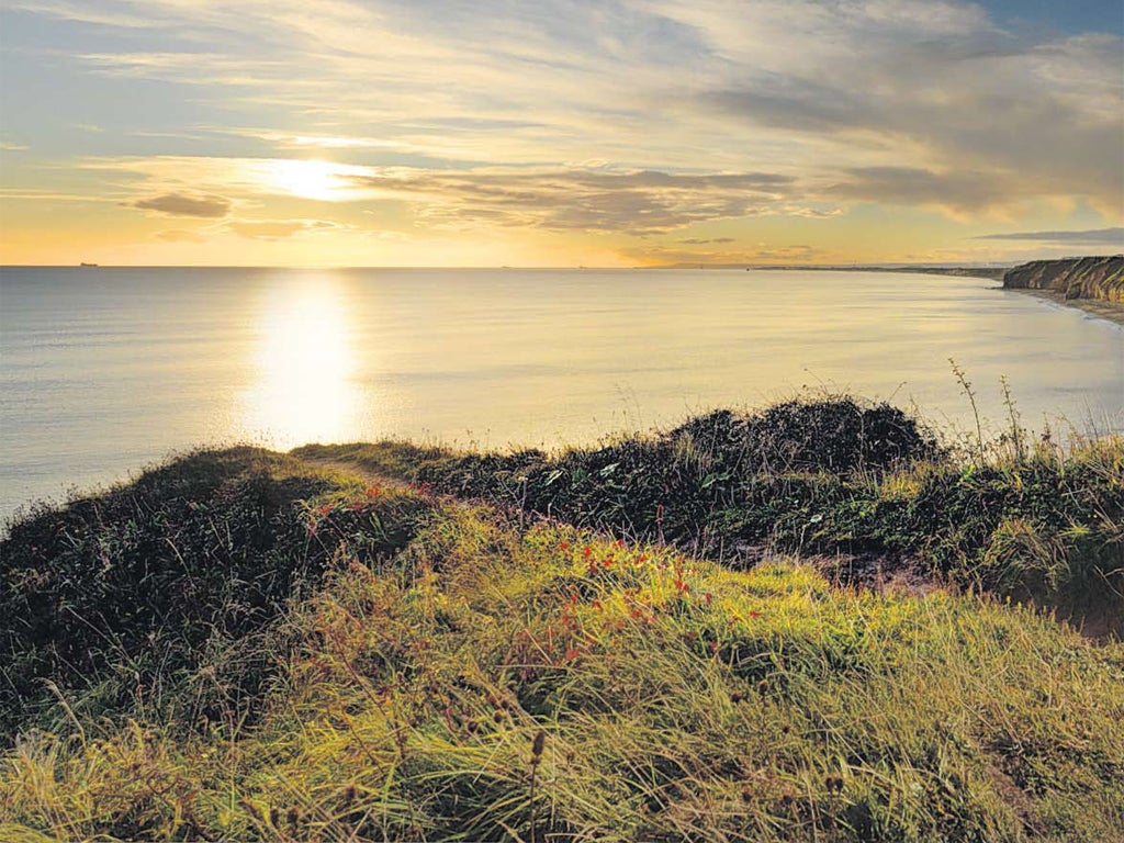 Blackhall Rocks offers fine North Sea views