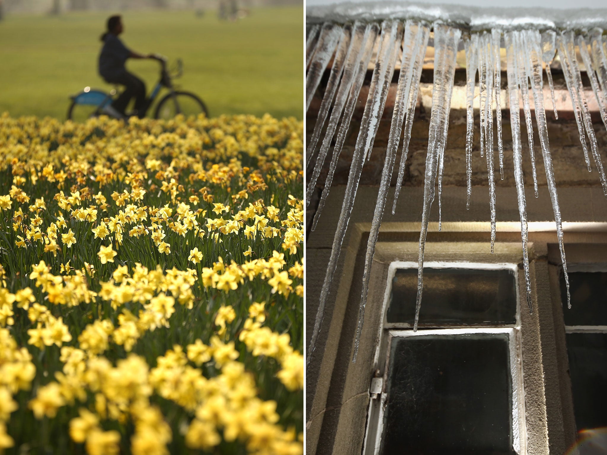 The spring sunshine may have been nice while it lasted but now the country has been told to prepare for snow and icy winds.