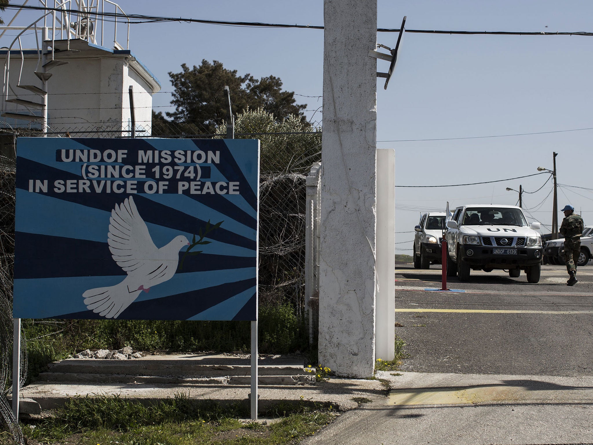 The UN Disengagement Observer Force, which has monitored the border between Syria and Israel under the terms of a 1974 ceasefire, where the 21 hostages worked