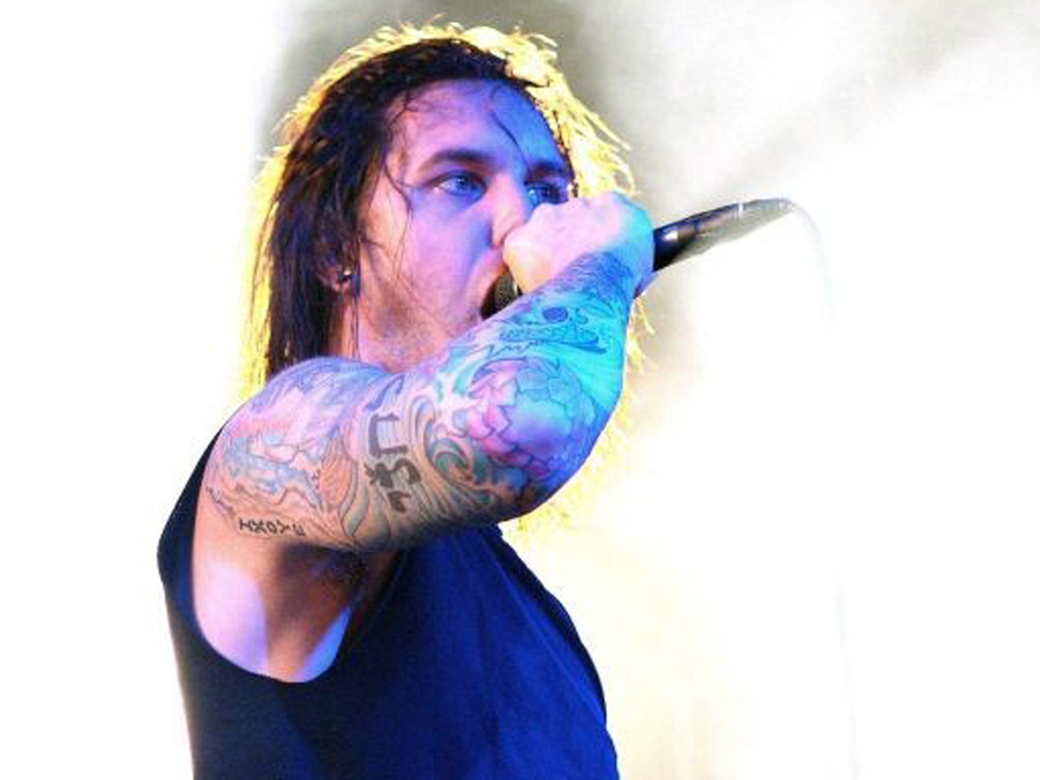 Tim Lambesis, lead singer in As I Lay Dying