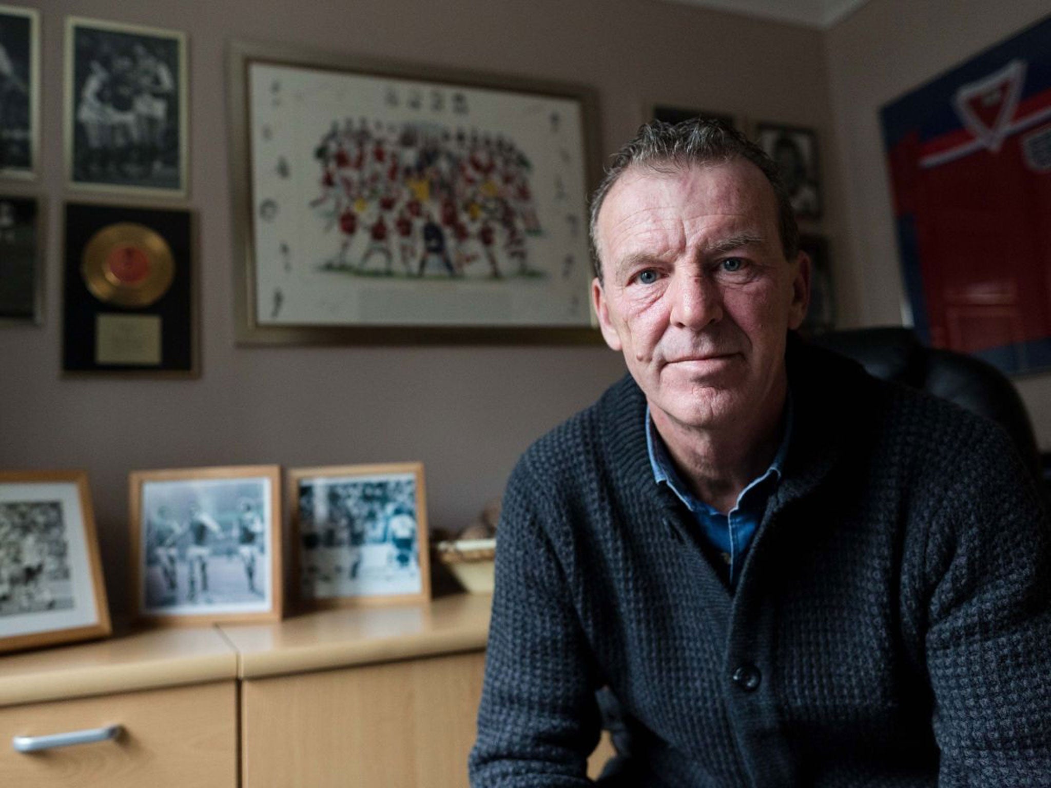 Writing on the wall: ‘I’m still on the lookout, I want something to happen and I’ve applied for so many jobs, so many jobs,’ says Graham Rix