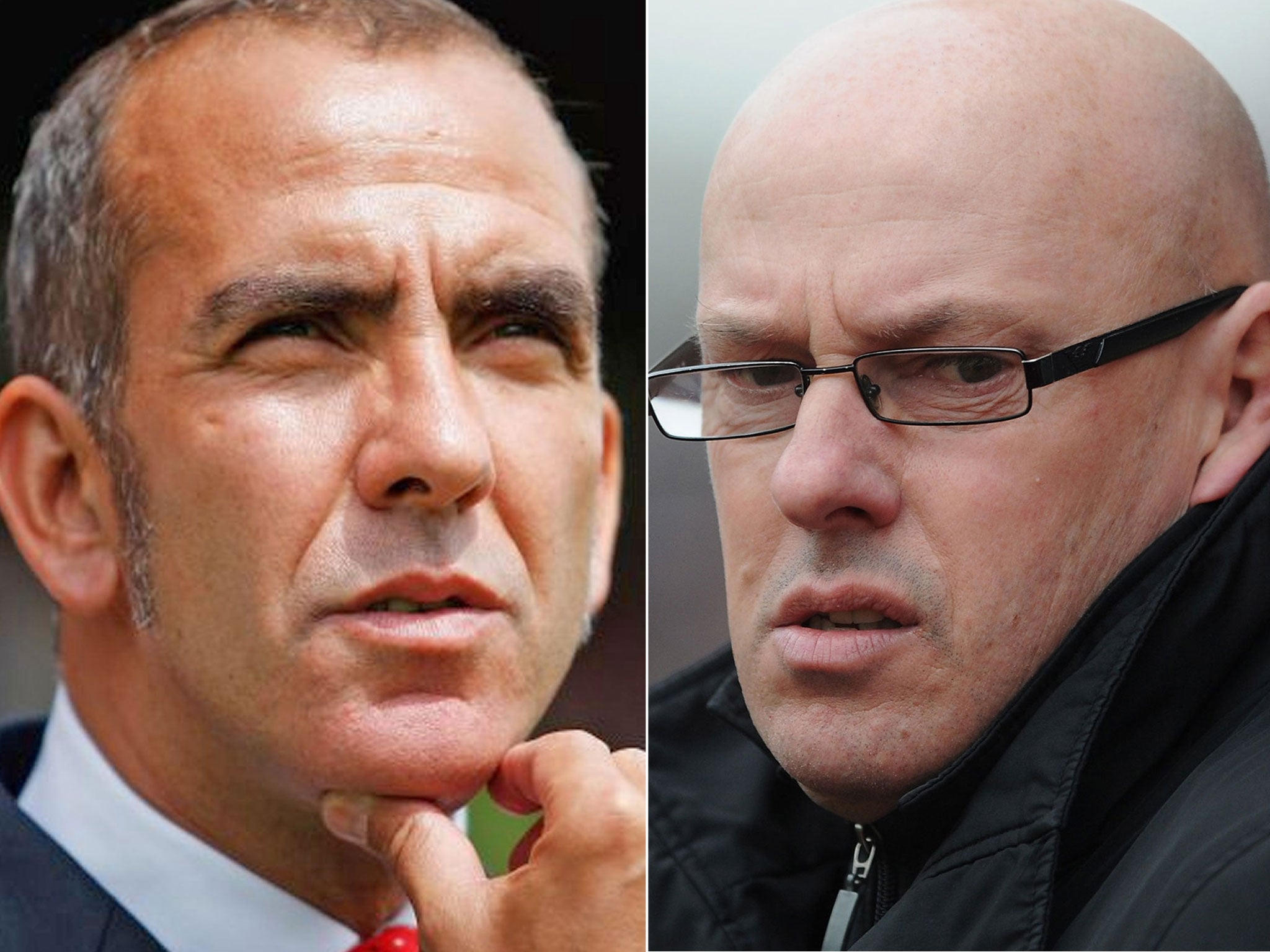 Paulo Di Canio and Brian McDermott