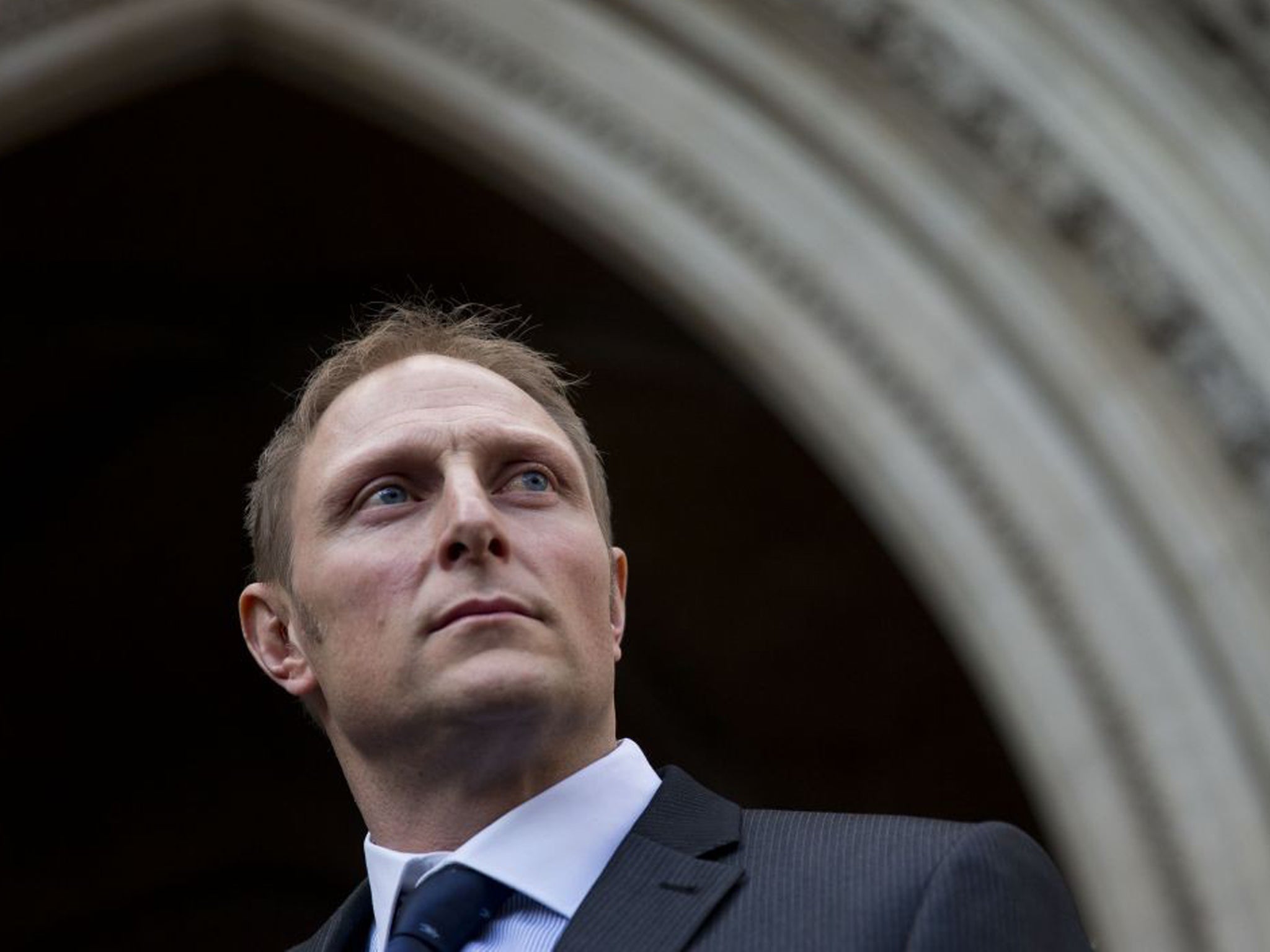 Sergeant Danny Nightingale outside the court of appeal in London